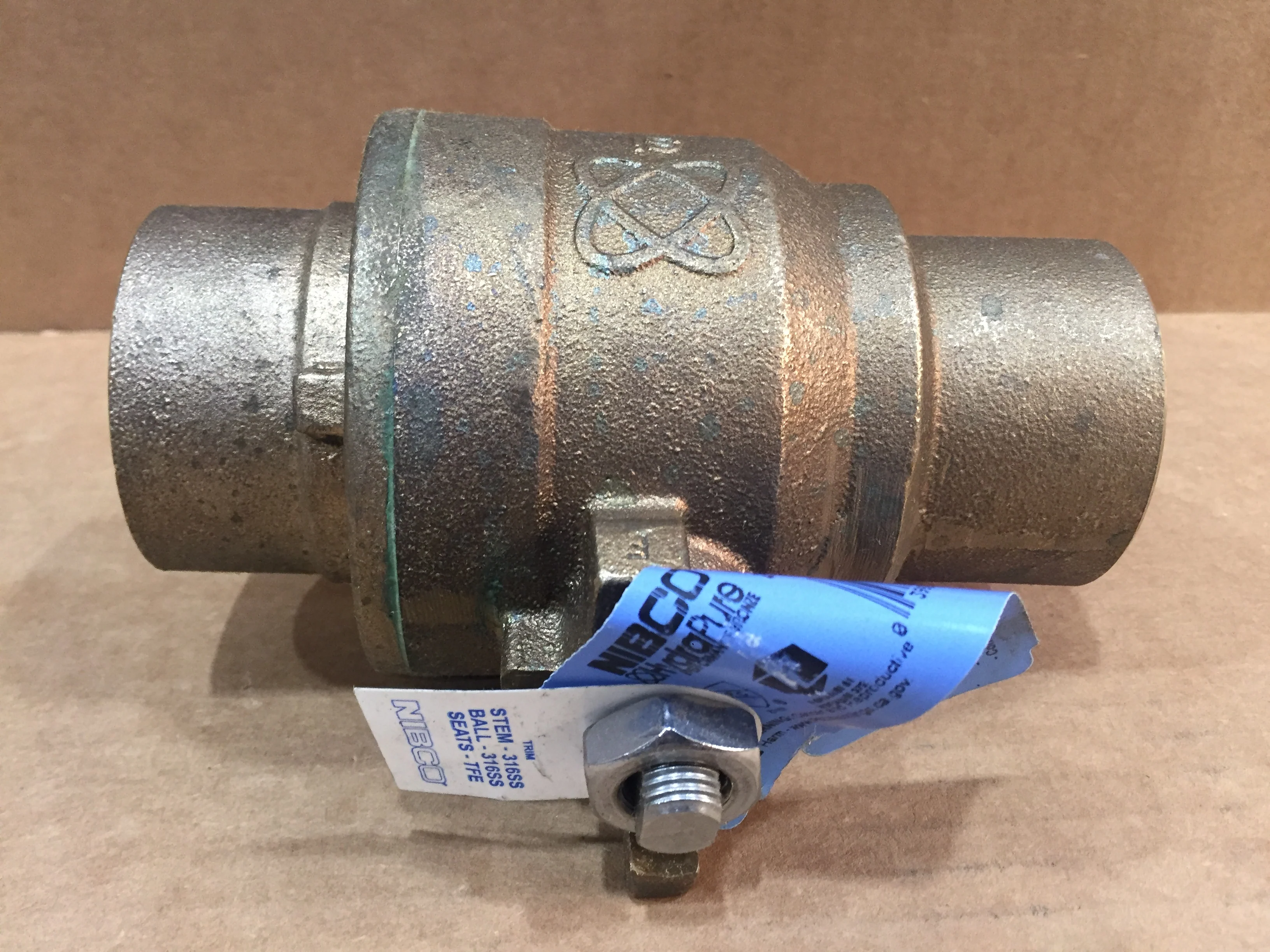 LF 2" Brz Stainless Steel 600# Sweat Ball Valve - Image 3
