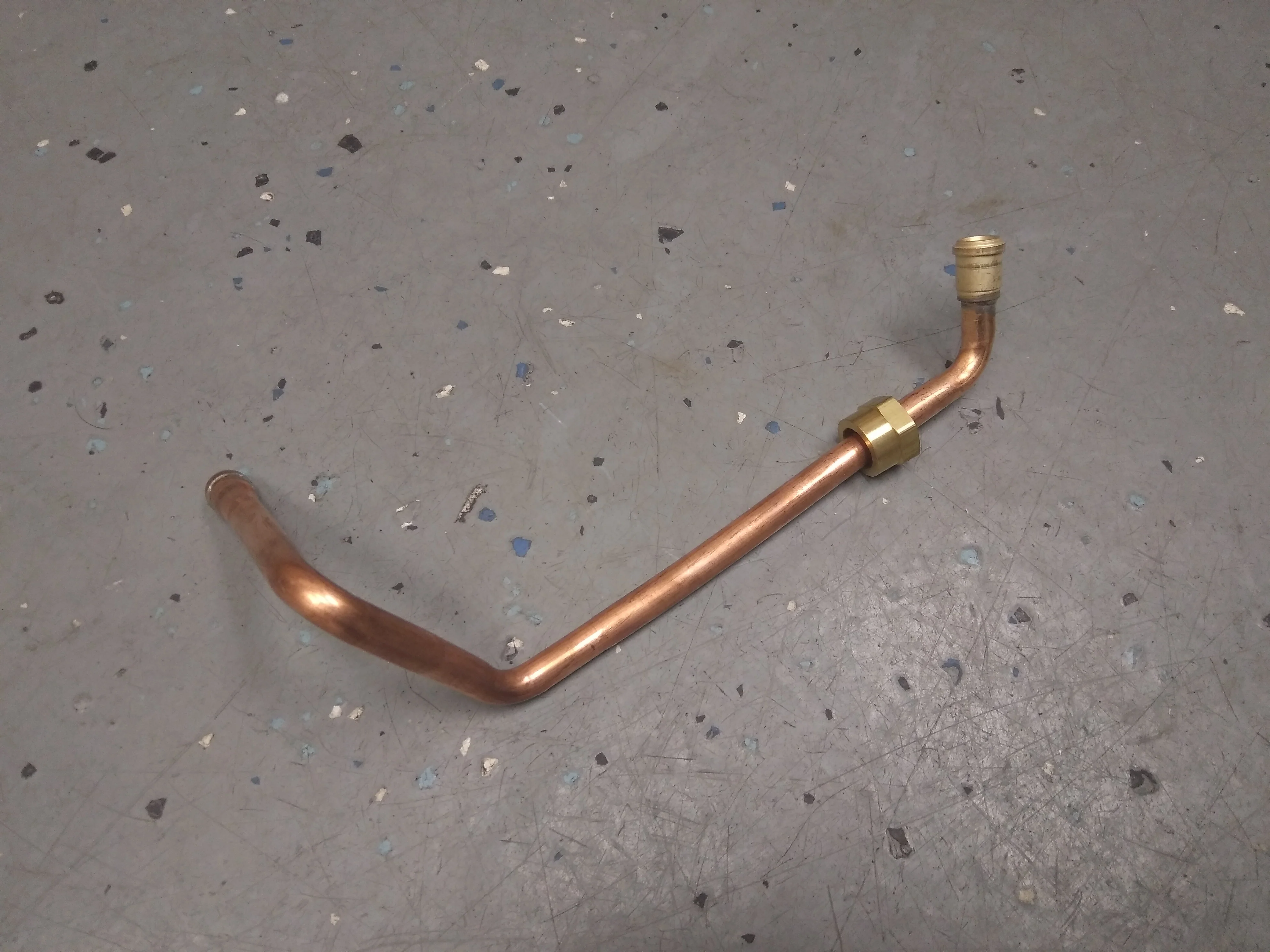LIQUID LINE WITH 5/8"-20 MECHANICAL FITTING