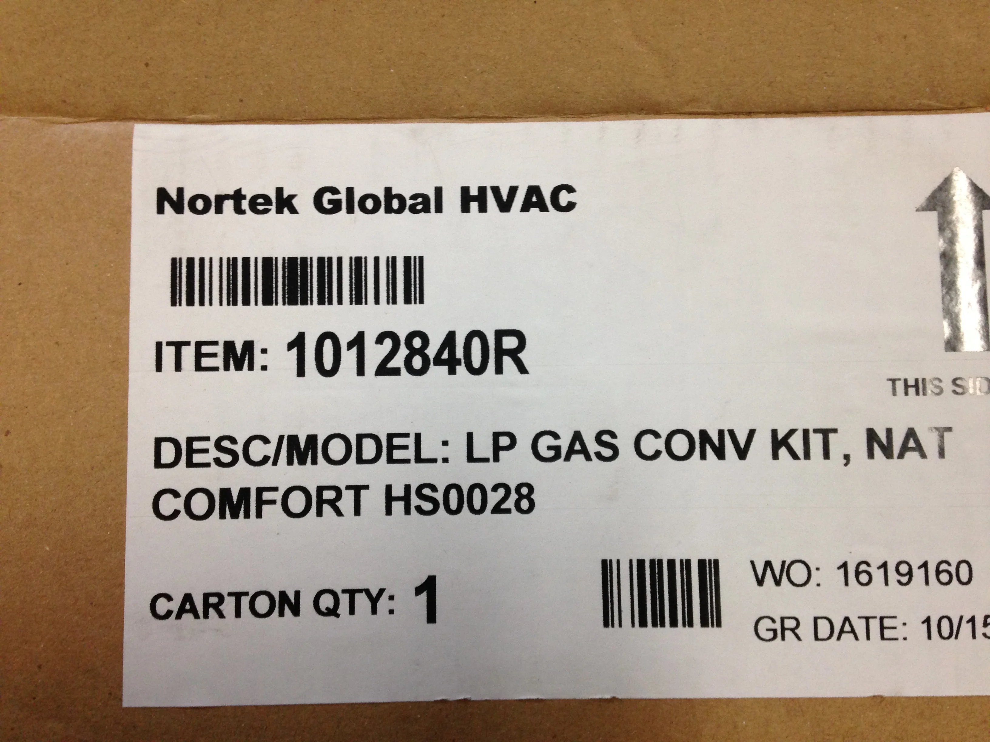 LP GAS CONVERSION KIT, NATURAL GAS TO PROPANE - Image 2