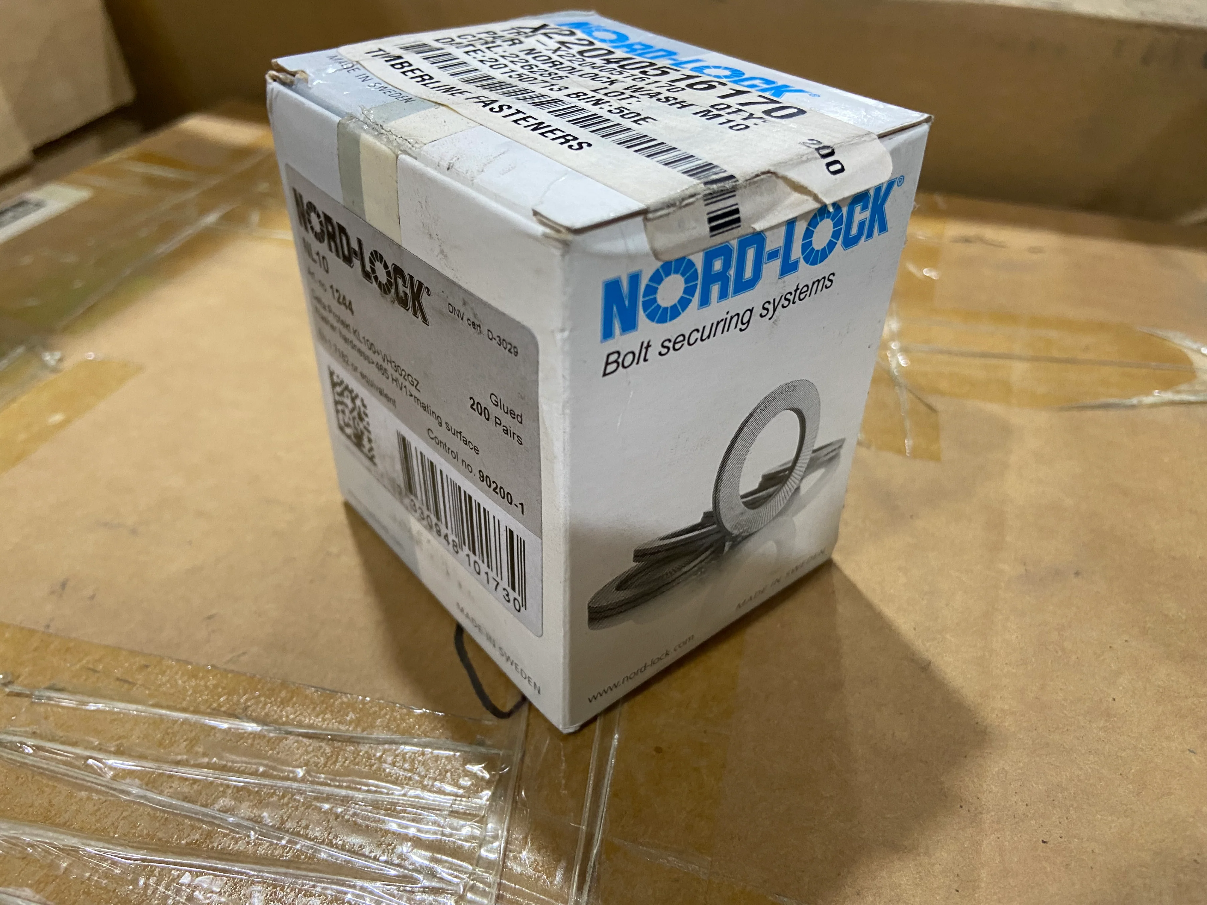 M10 Steel Wedge Lock Washer .65"OD, 200 Per Box - Image 3