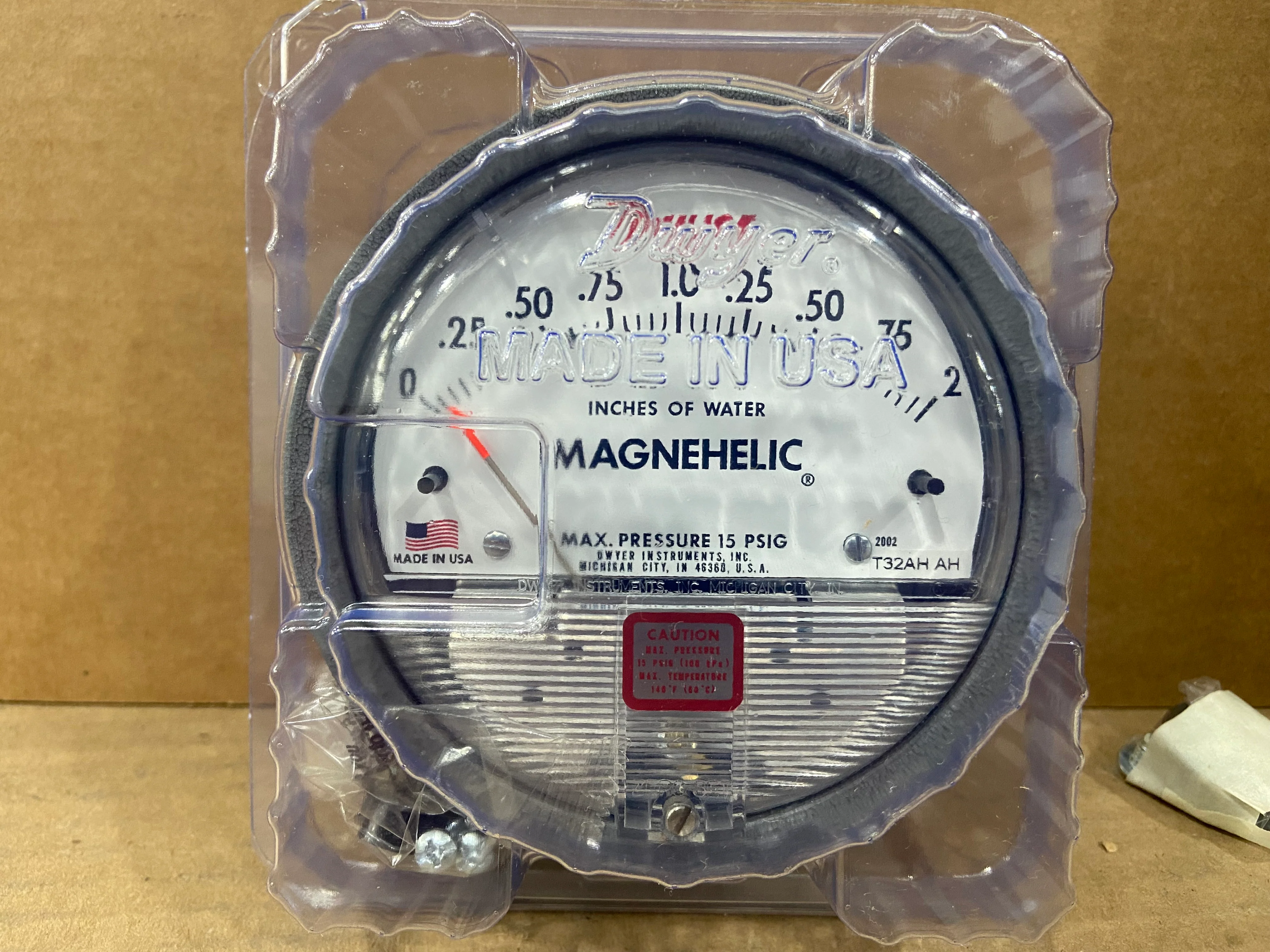 Magnehelic Differential Pressure Gauge 0-2" - Image 6