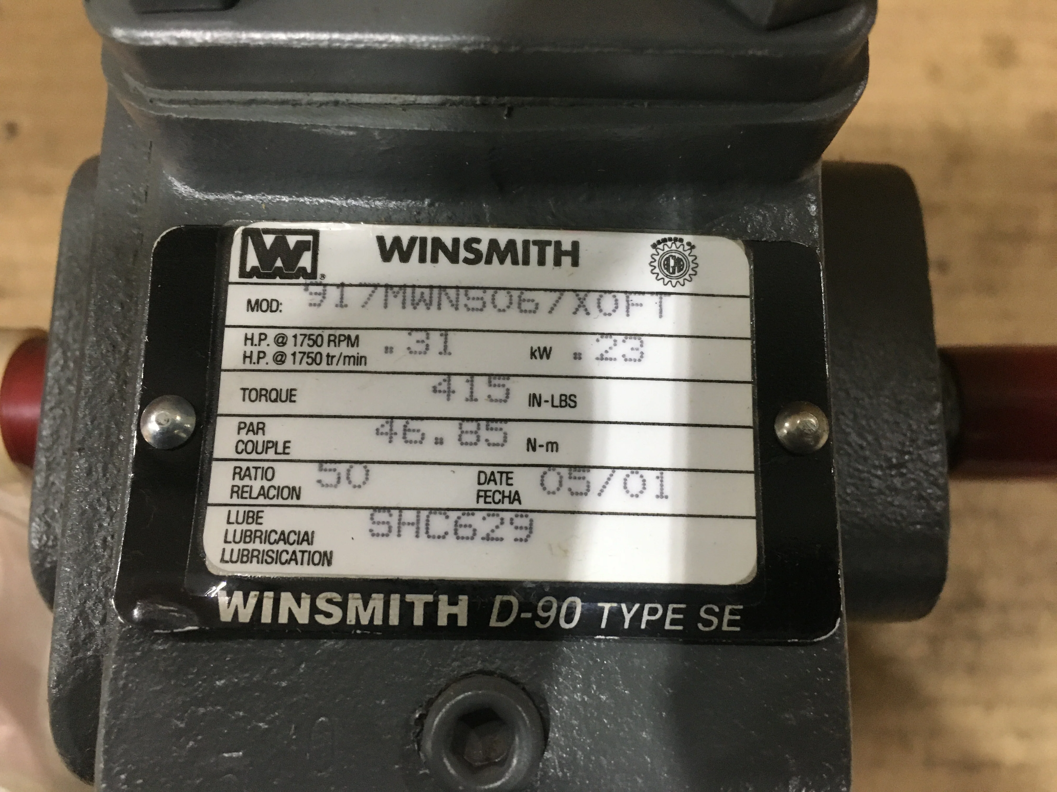 Metric Speed Reducer 50:1 - Image 3