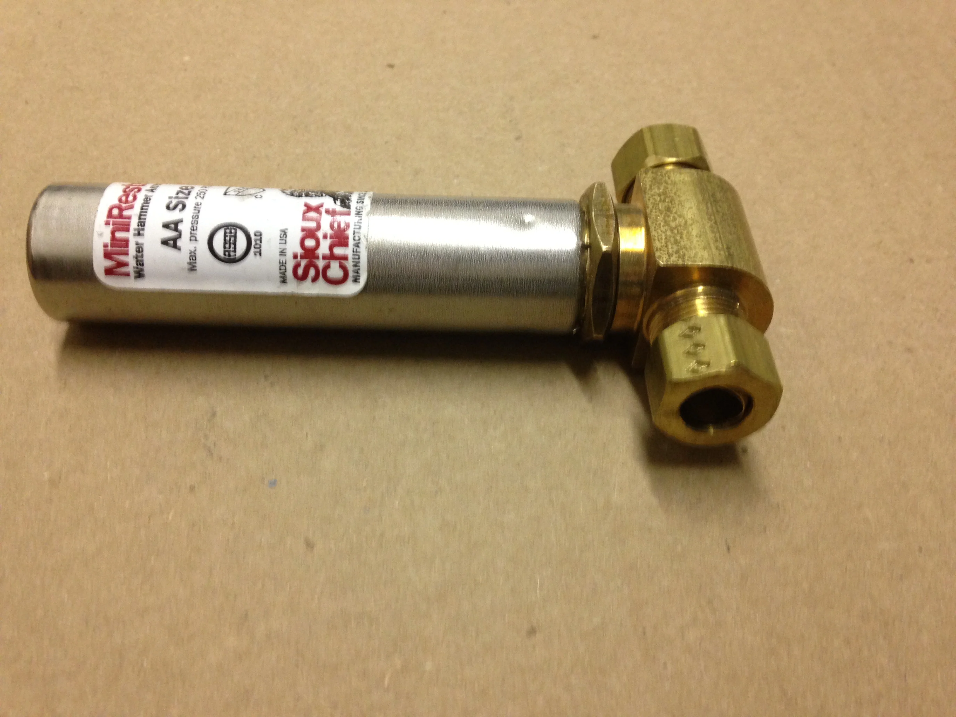 MINI-RESTER WATER HAMMER ARRESTER, AA SIZE - Image 3
