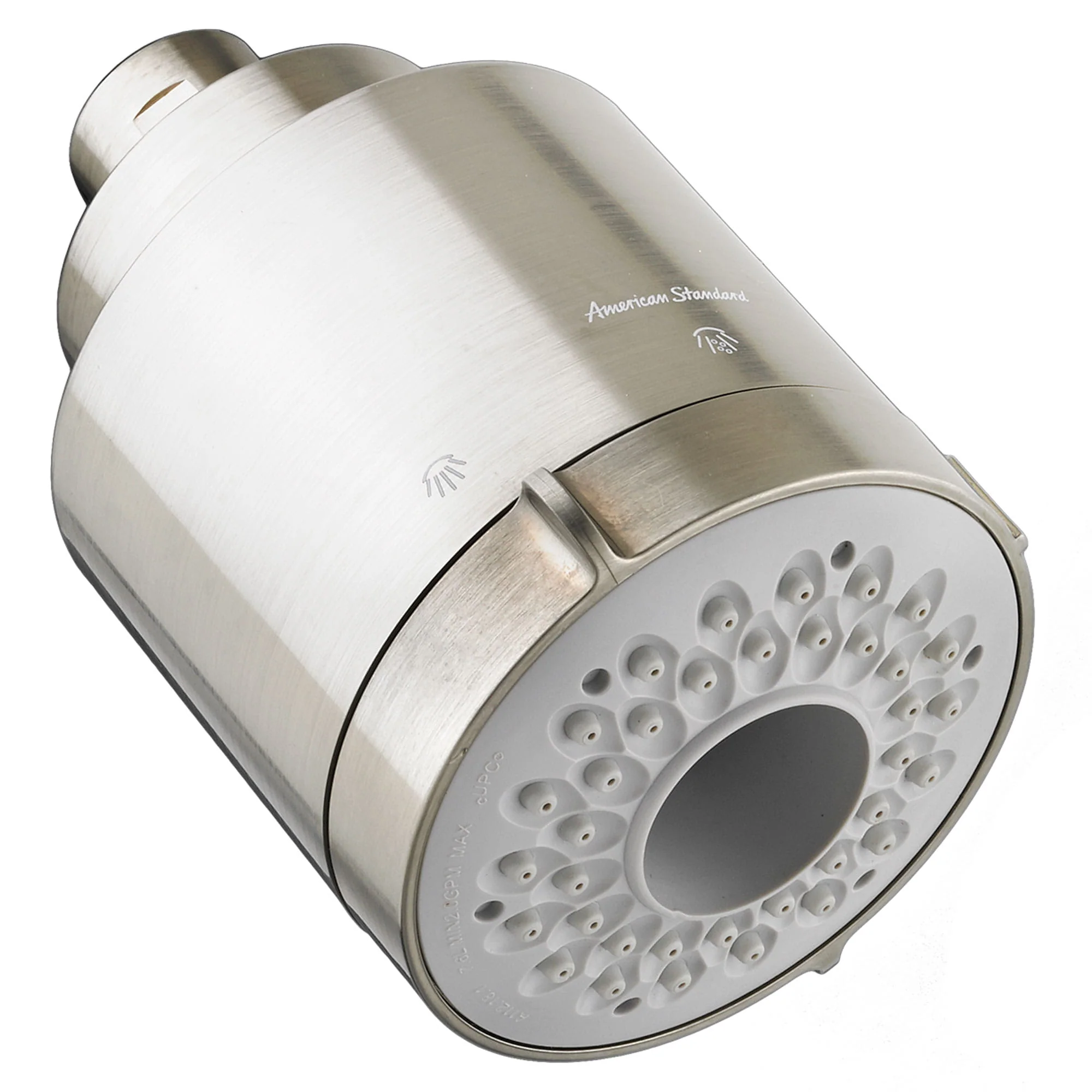 Modern Satin Nickel Flowise 3 Function Water Saving Showerhead Only