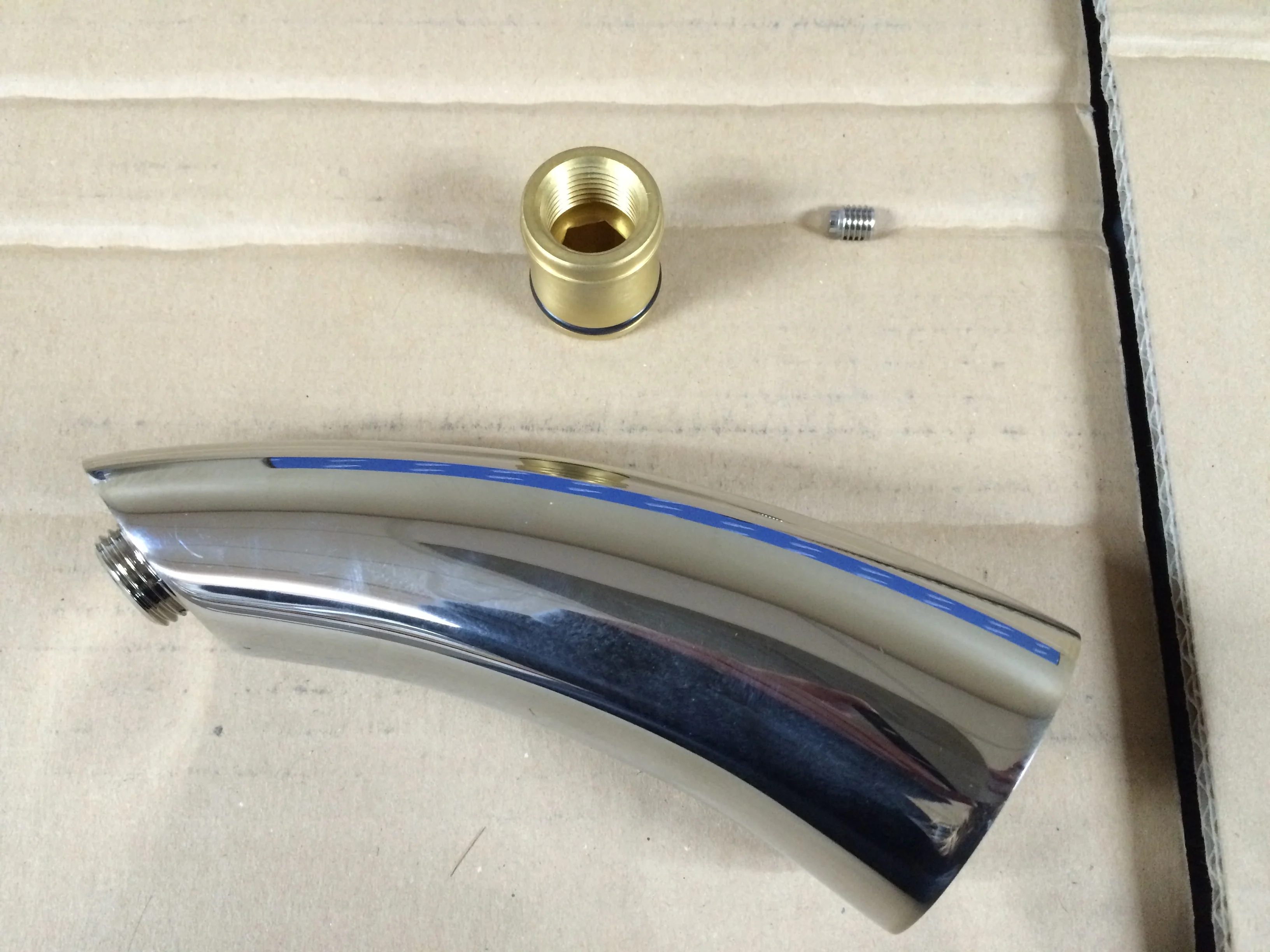 Movario 6" Wall Mounted Tub Spout Polished Nickel Infinity Finish - Image 4