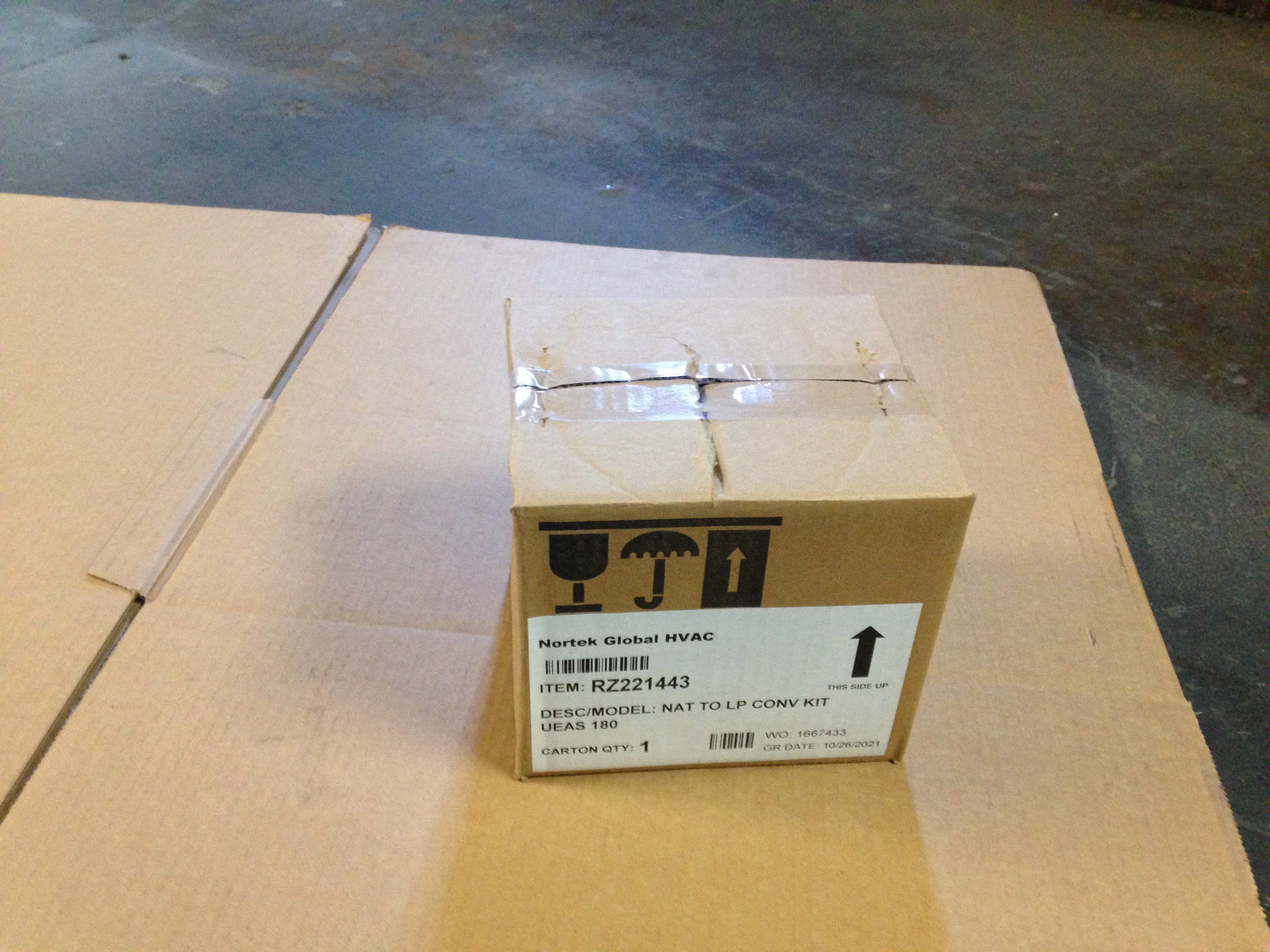 Natural Gas to LP Conversion Kit UEAS 180 - Image 4