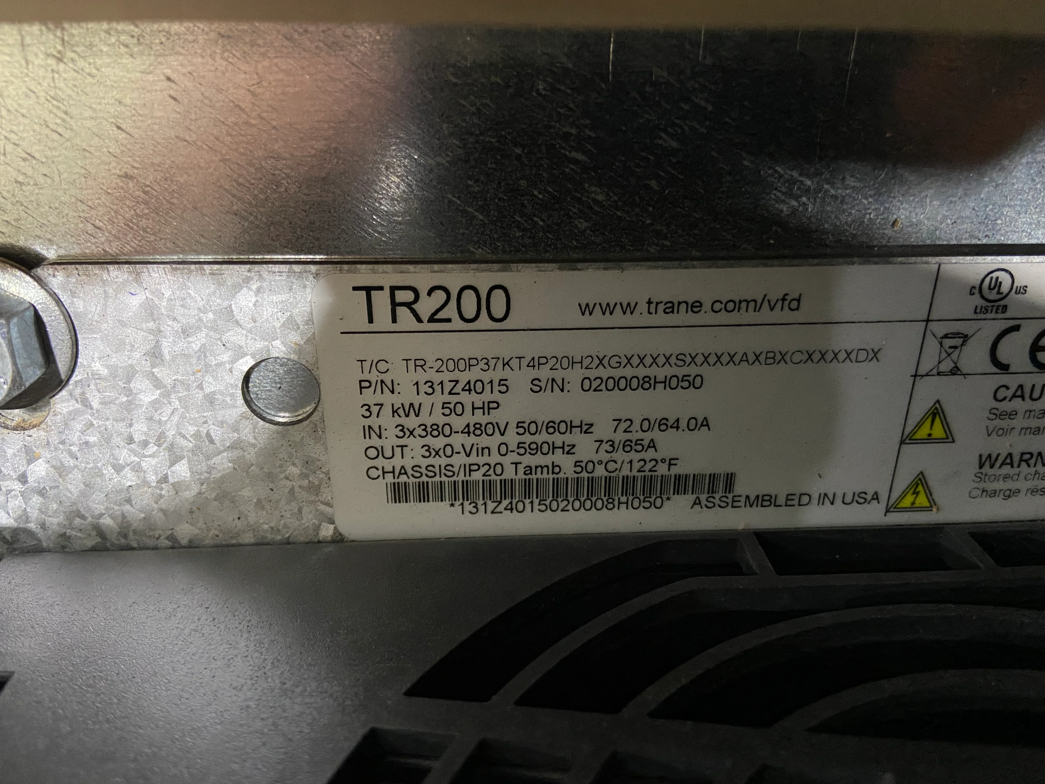 Nema 1 Vertical TR200 Series Variable Frequency Drive 460/50-60/3 - Image 5