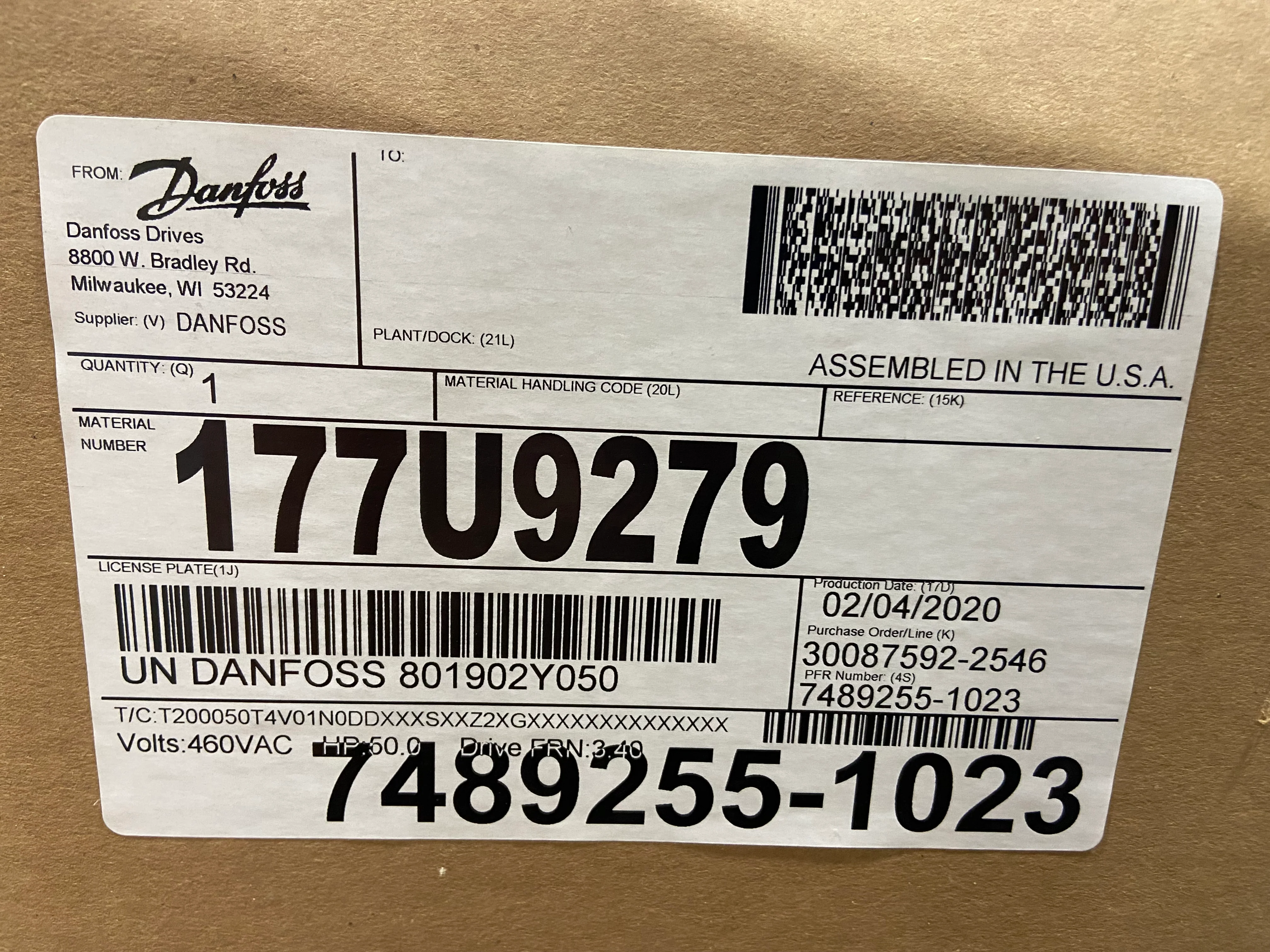 Nema 1 Vertical TR200 Series Variable Frequency Drive 460/50-60/3 - Image 7