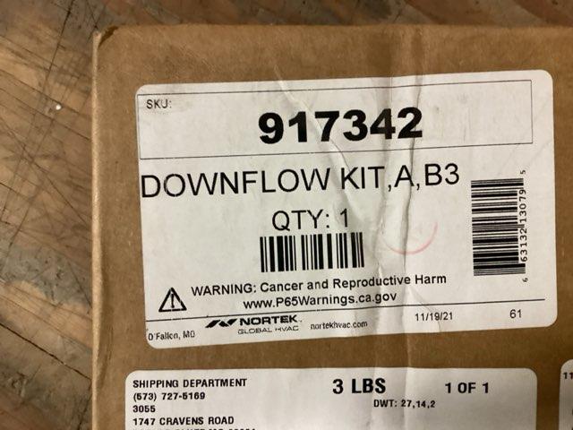 Nortek Downflow Kit, Cabinet A for Use with HMG 24, 30 Series - Image 4