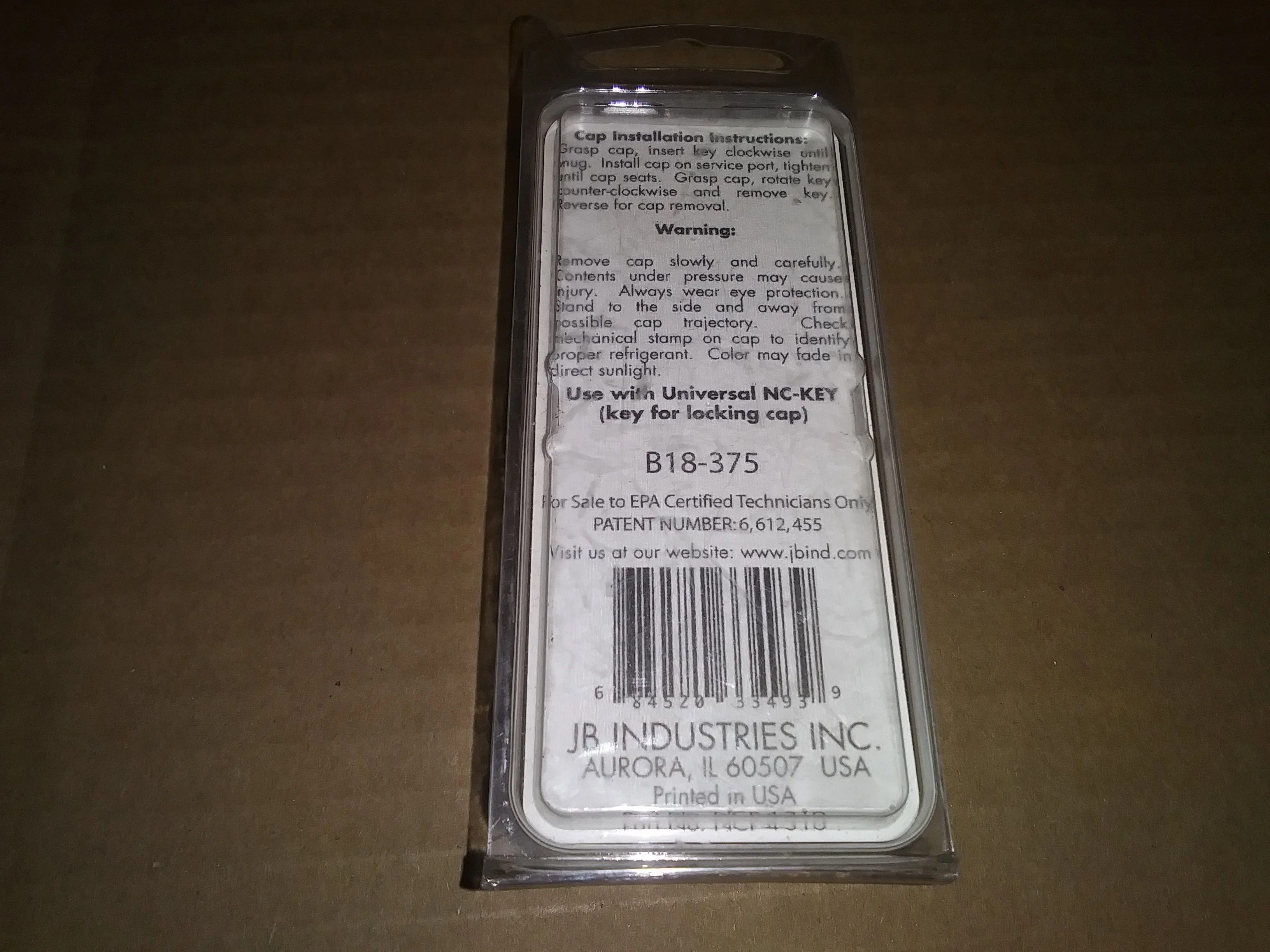 Novent R-410A Locking Refrigerant Cap-4 Pack - Image 4