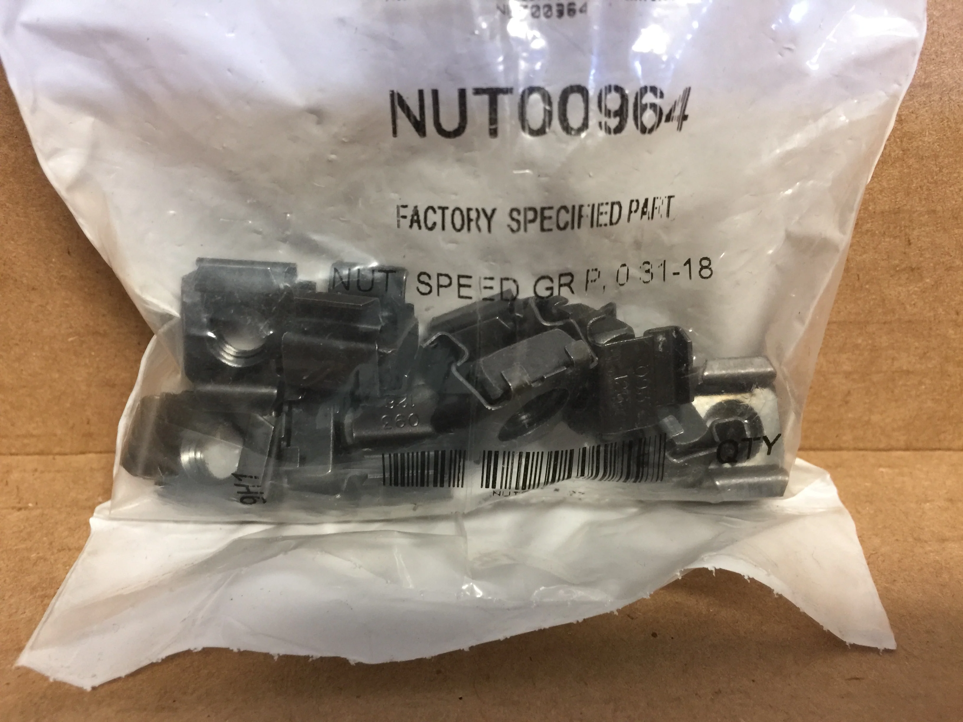 NUT; SPEED GRIP, 0.31-18 - Image 2