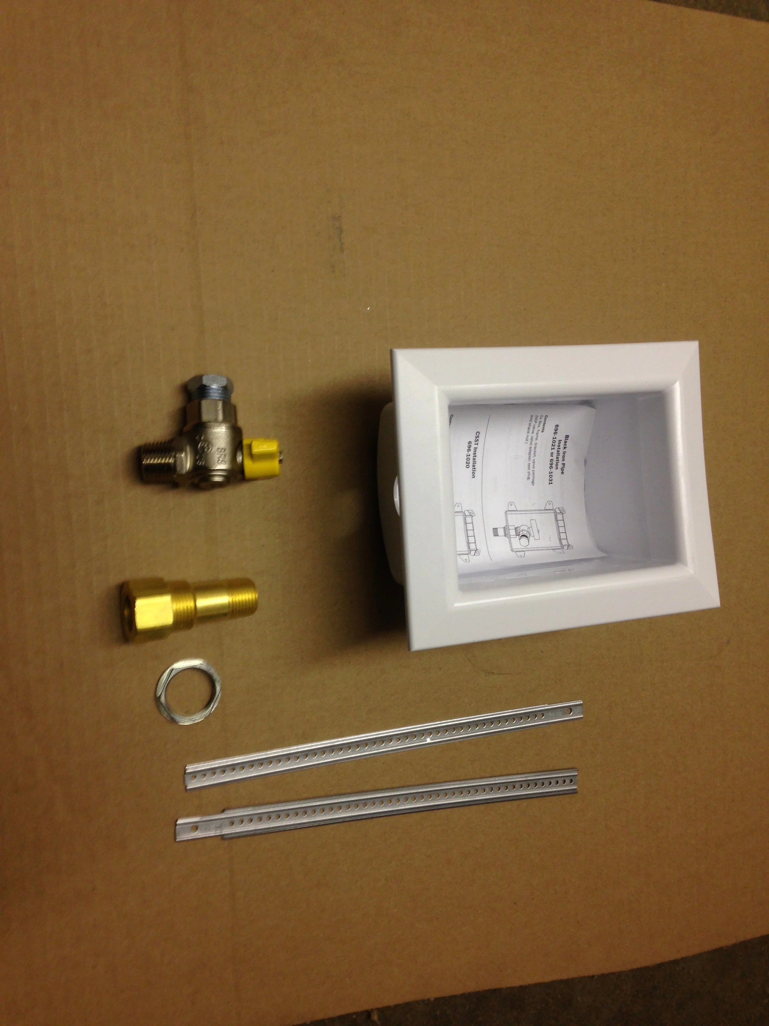 Oxbox Gas Valve Outlet Box