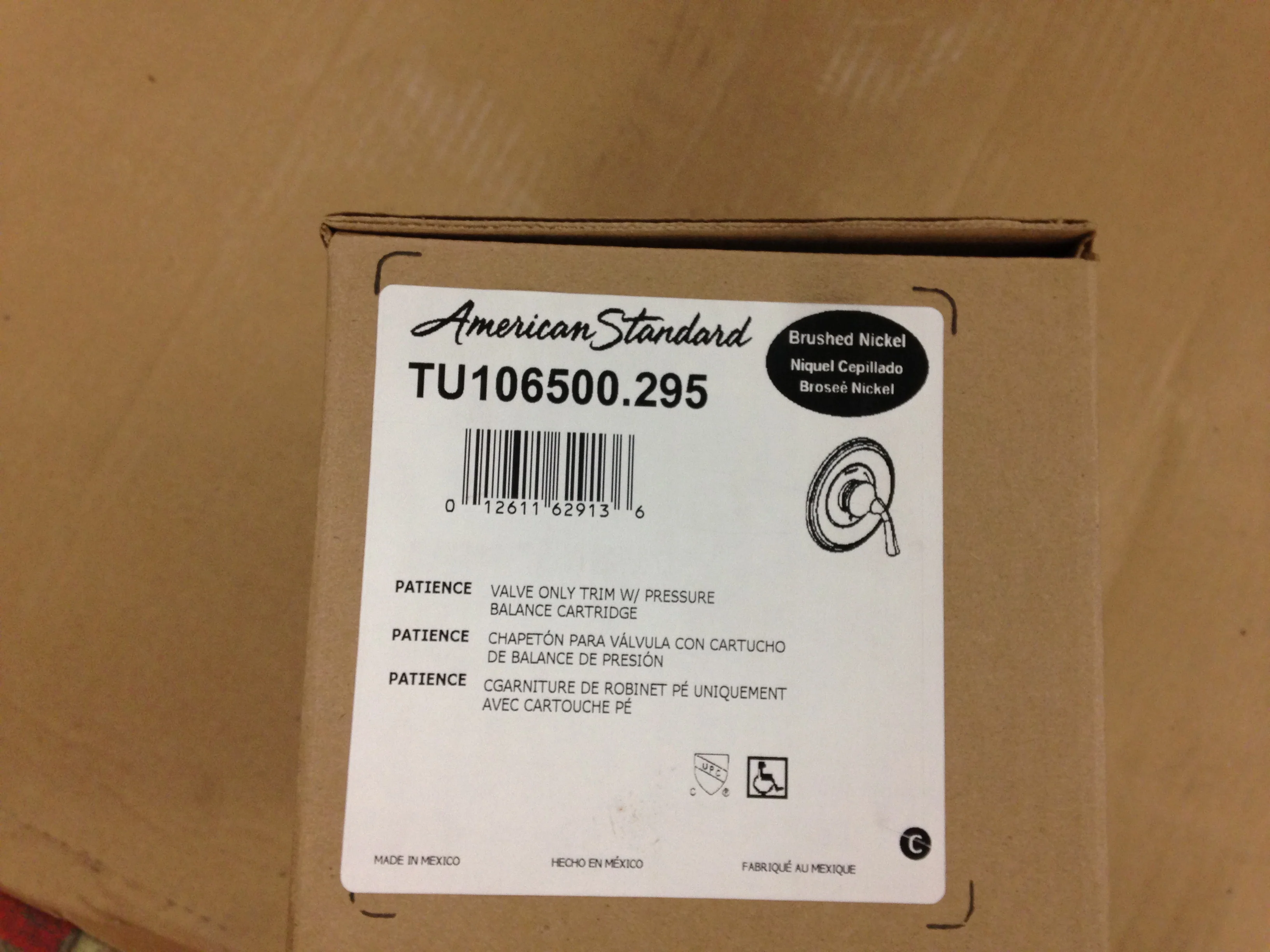 Patience Valve Only Trim w/Pressure Balance Cartridge - Image 3