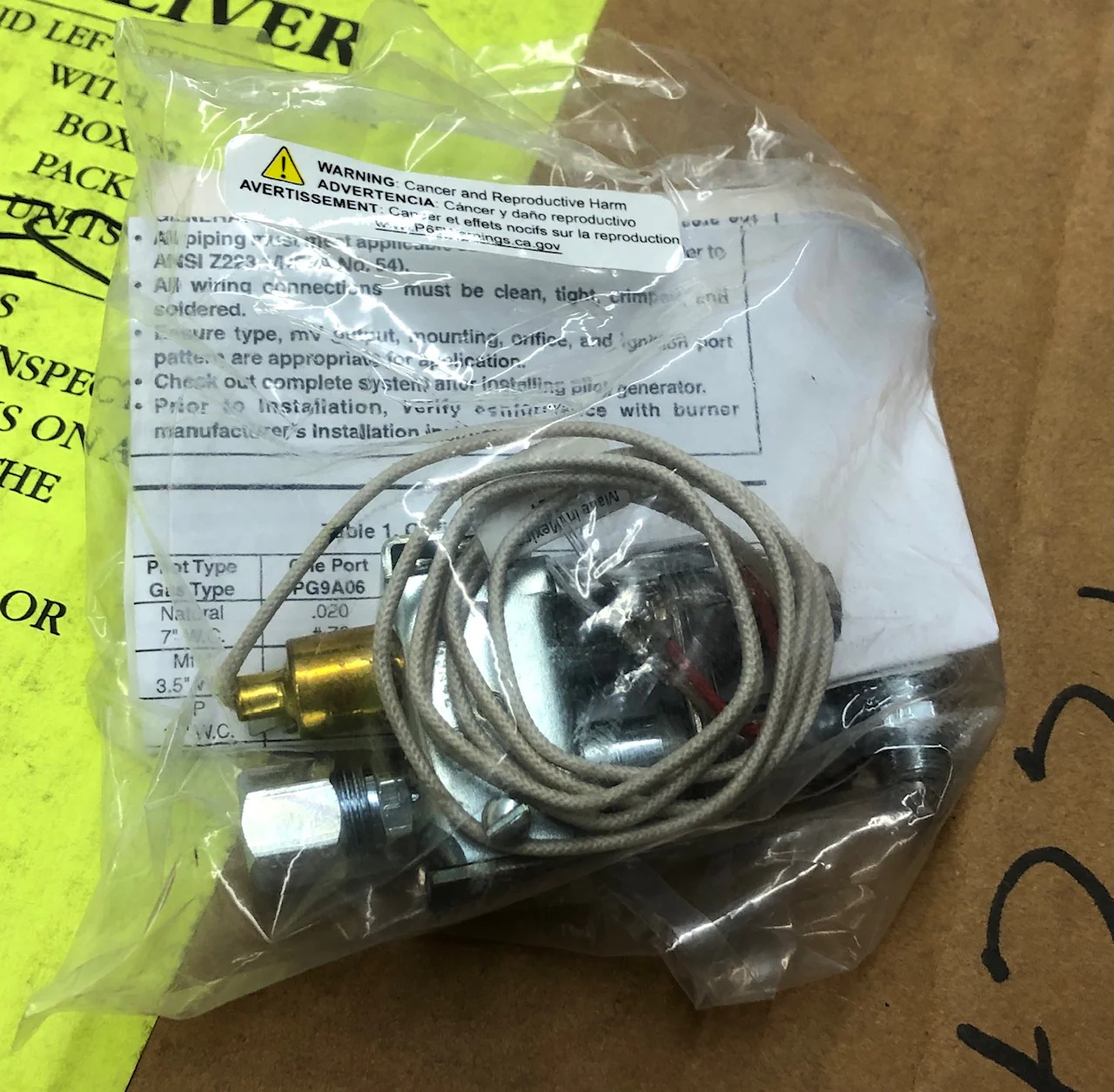PILOT GENERATOR ASSEMBLY