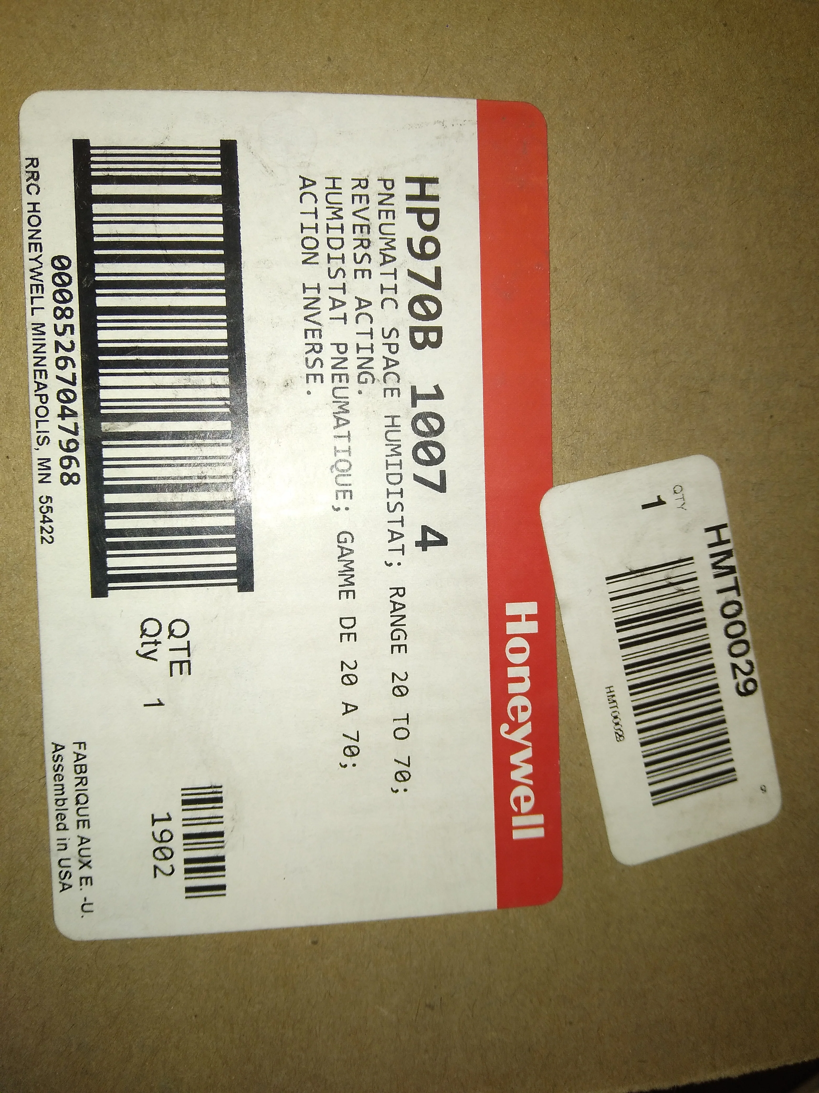 PNEUMATIC SPACE HUMIDISTAT - Image 4