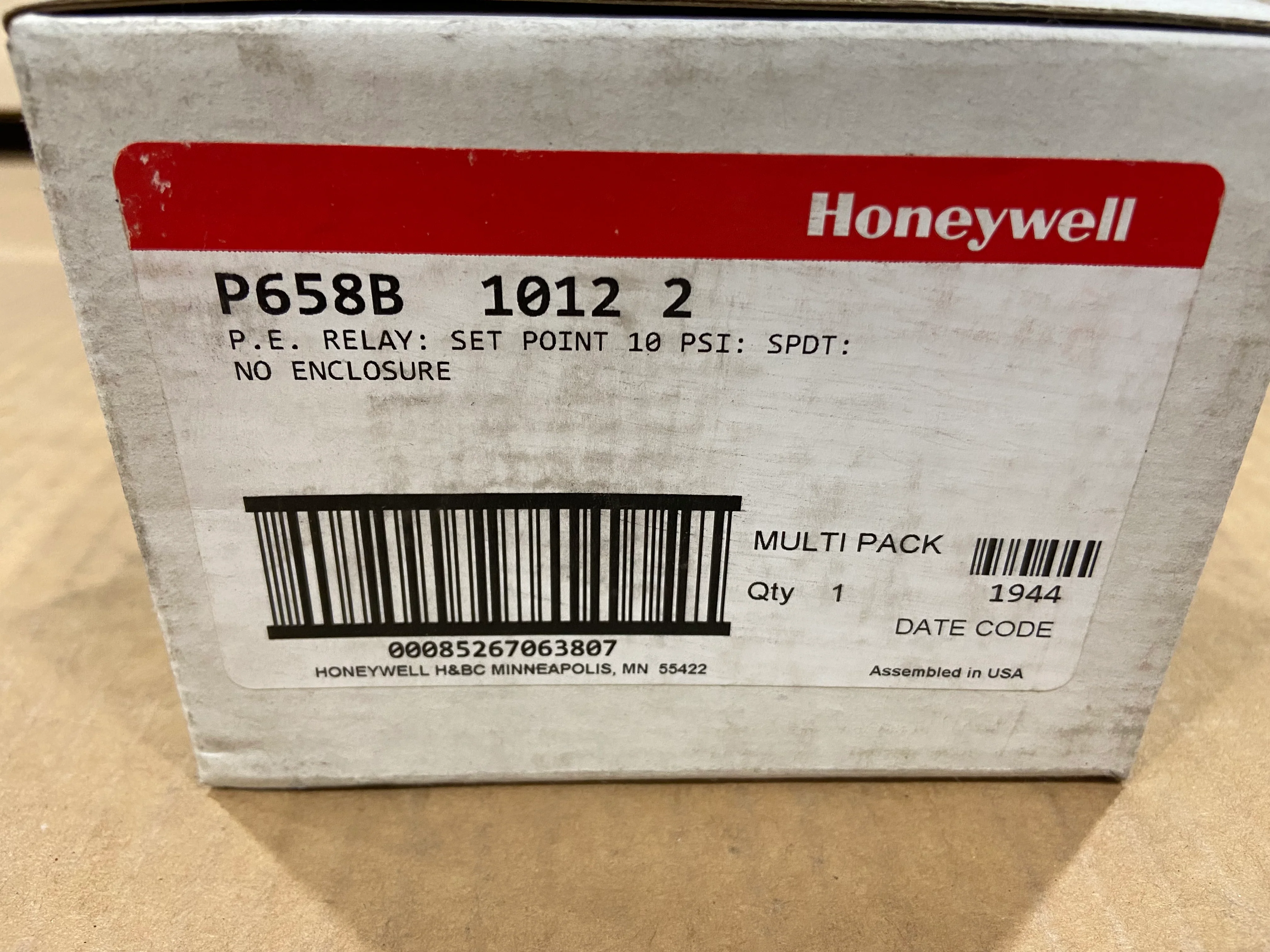 Pneumatic/Electric Relay Set Point 10PSI 25Amp 125/250/277/480 Volt - Image 4