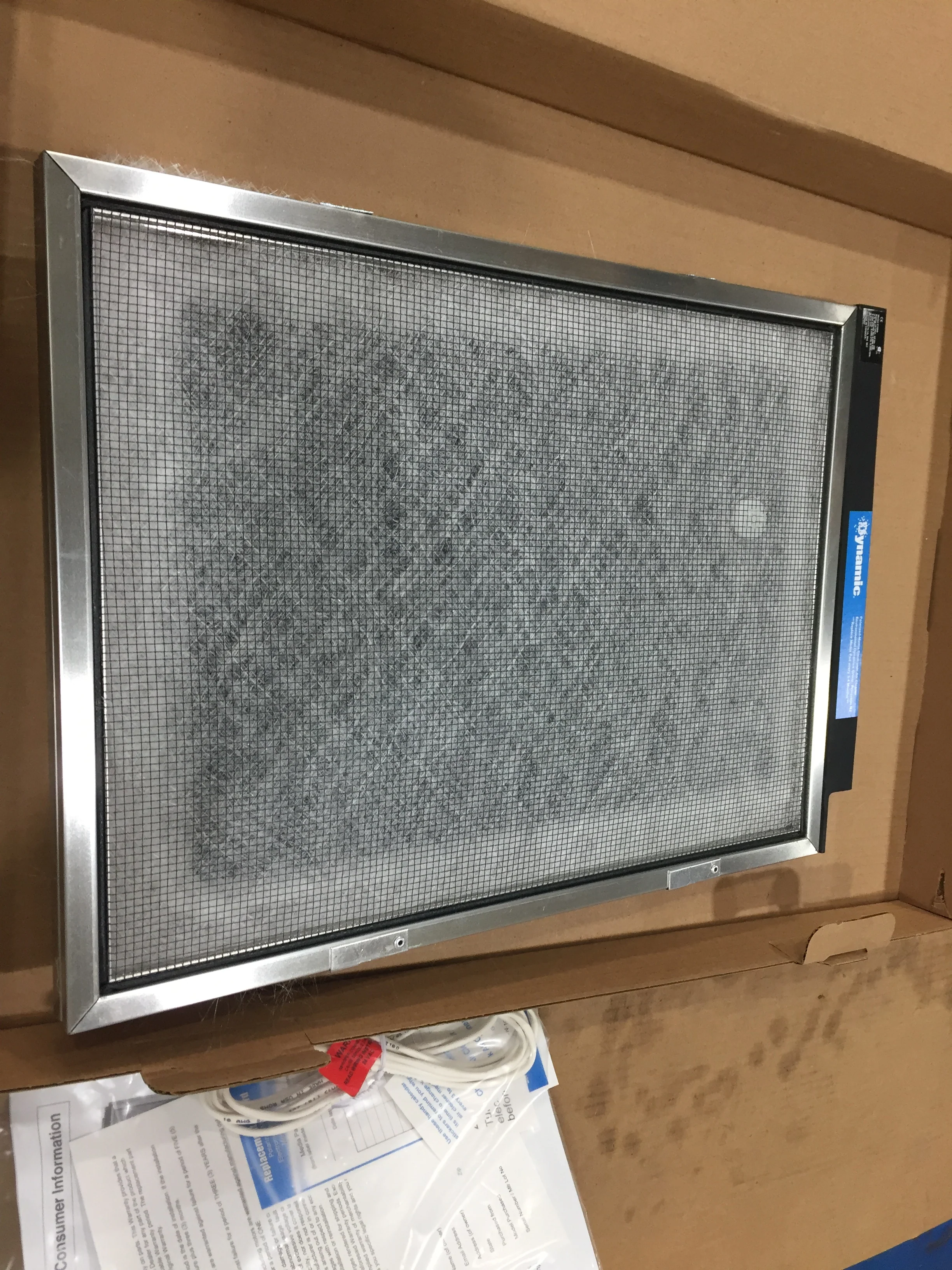 POLARIZED-MEDIA ELECTRONIC AIR CLEANER