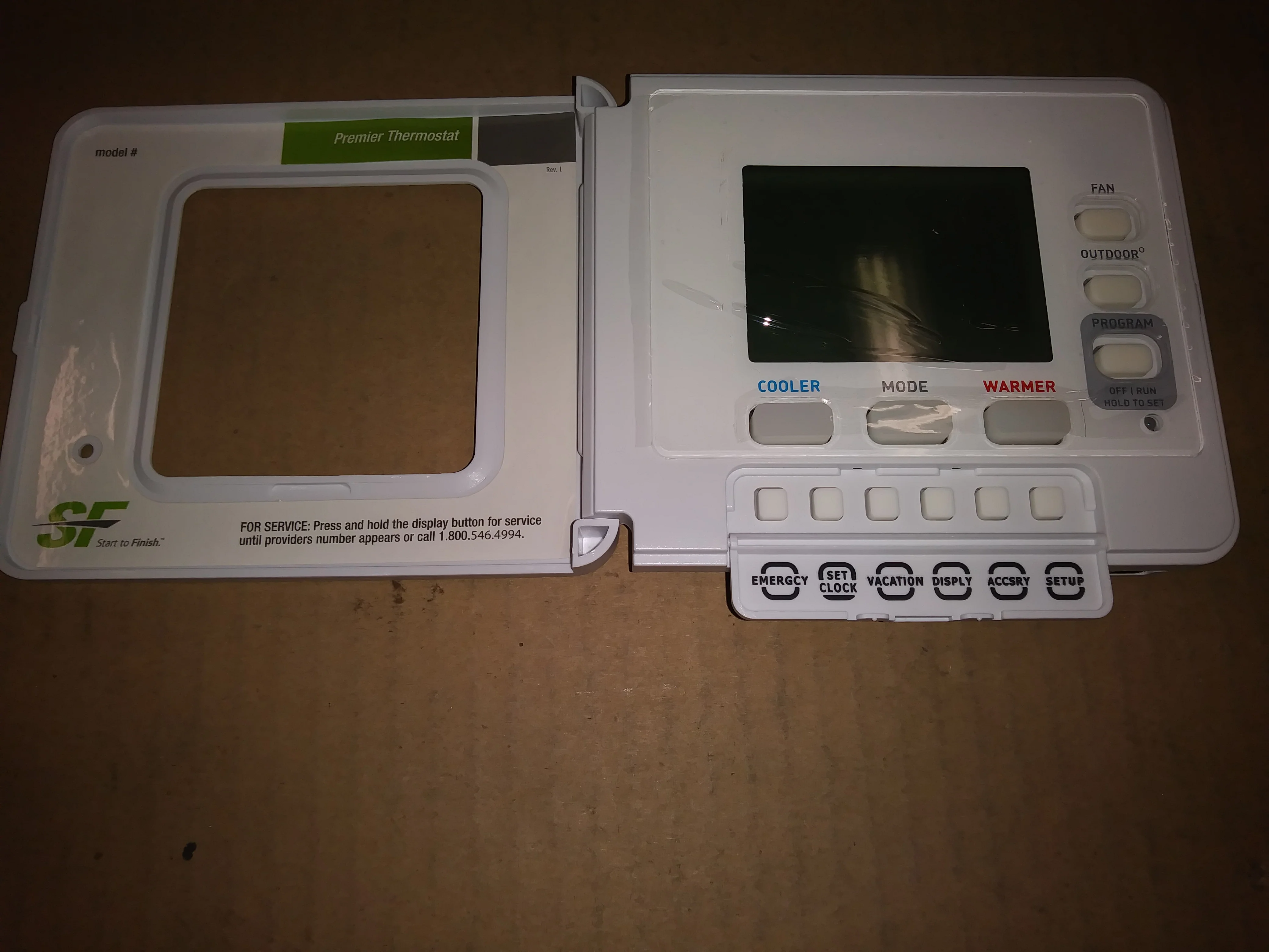 Premier Series Digital 4 Heat/2 Cool Thermostat - Image 2