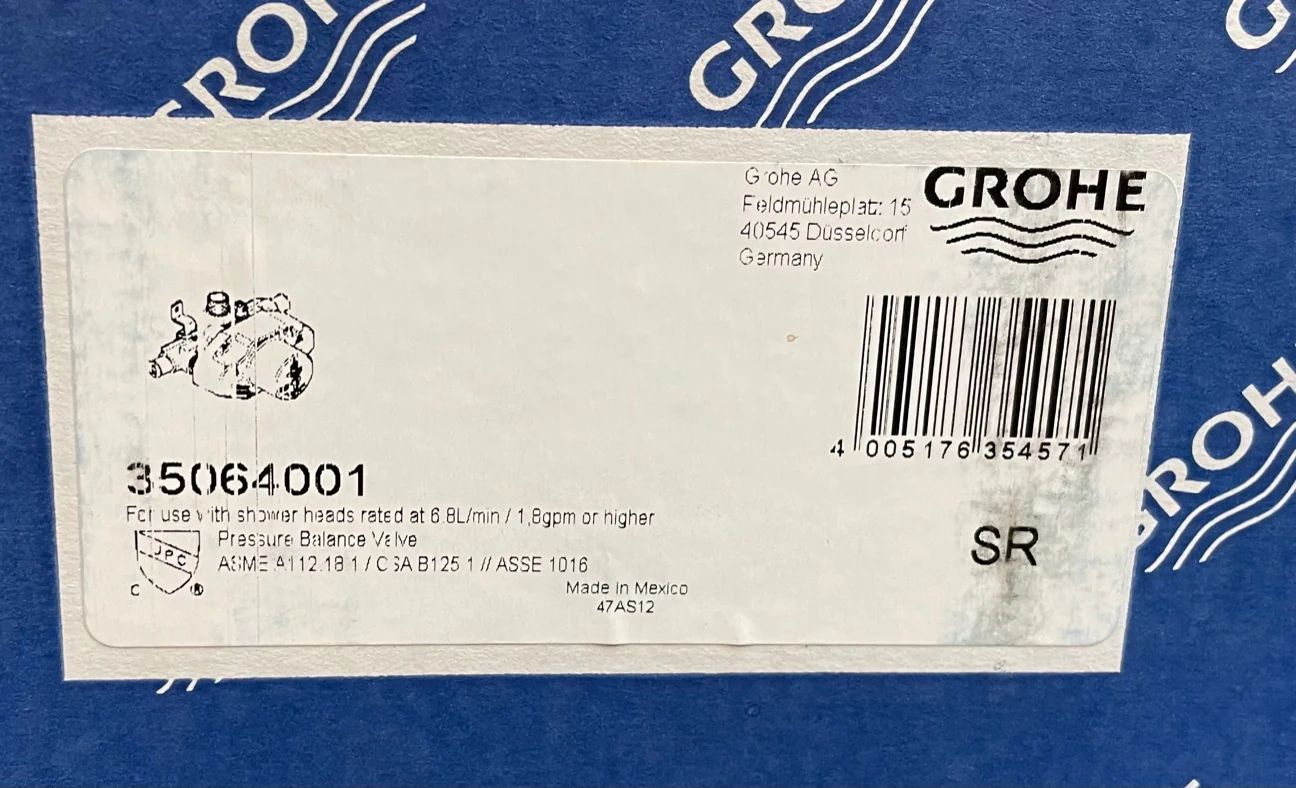 Pressure Balance Rough-In Valve - Image 4