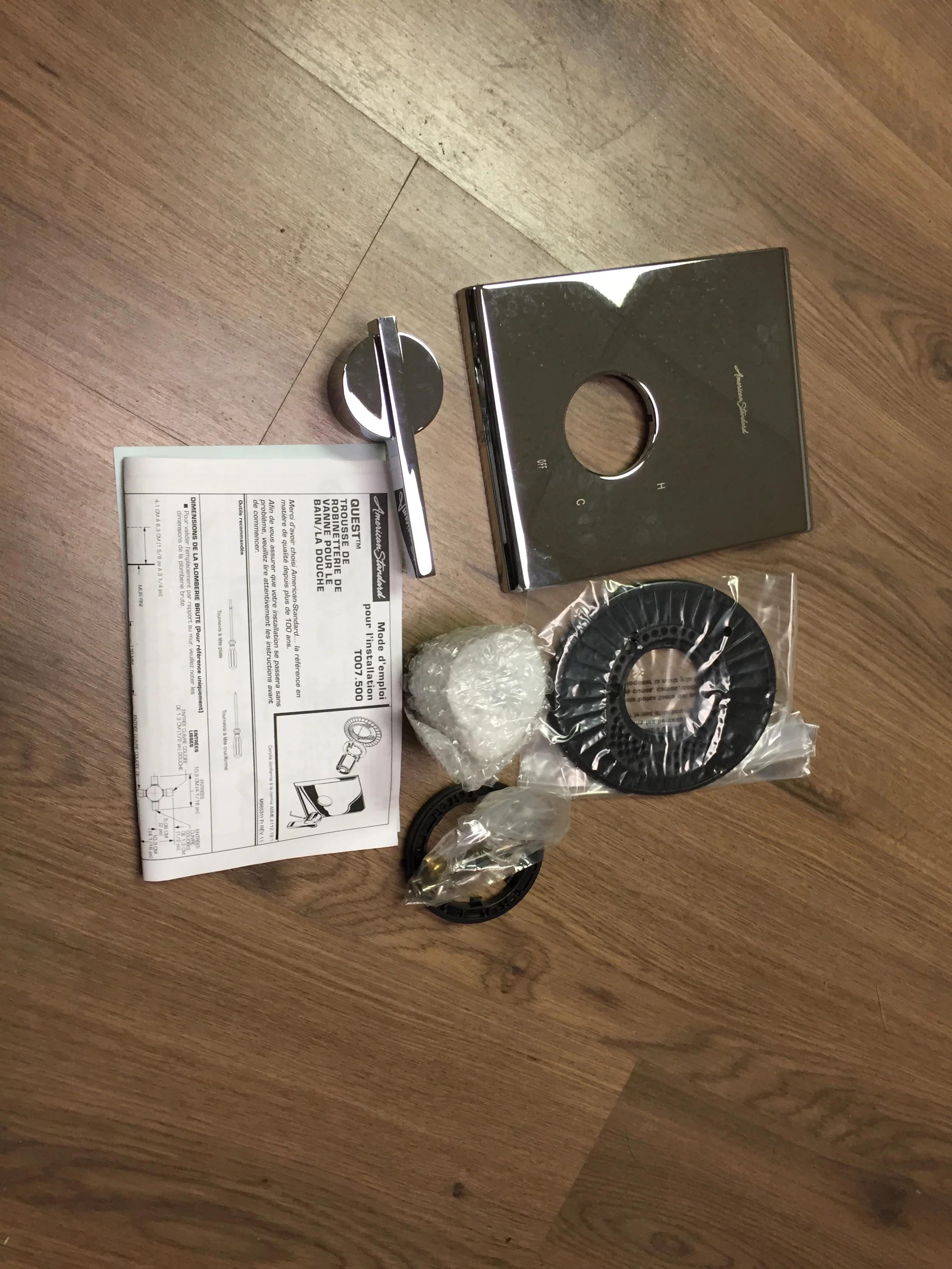 Quest Bath/Shower Square Valve Trim - Image 2