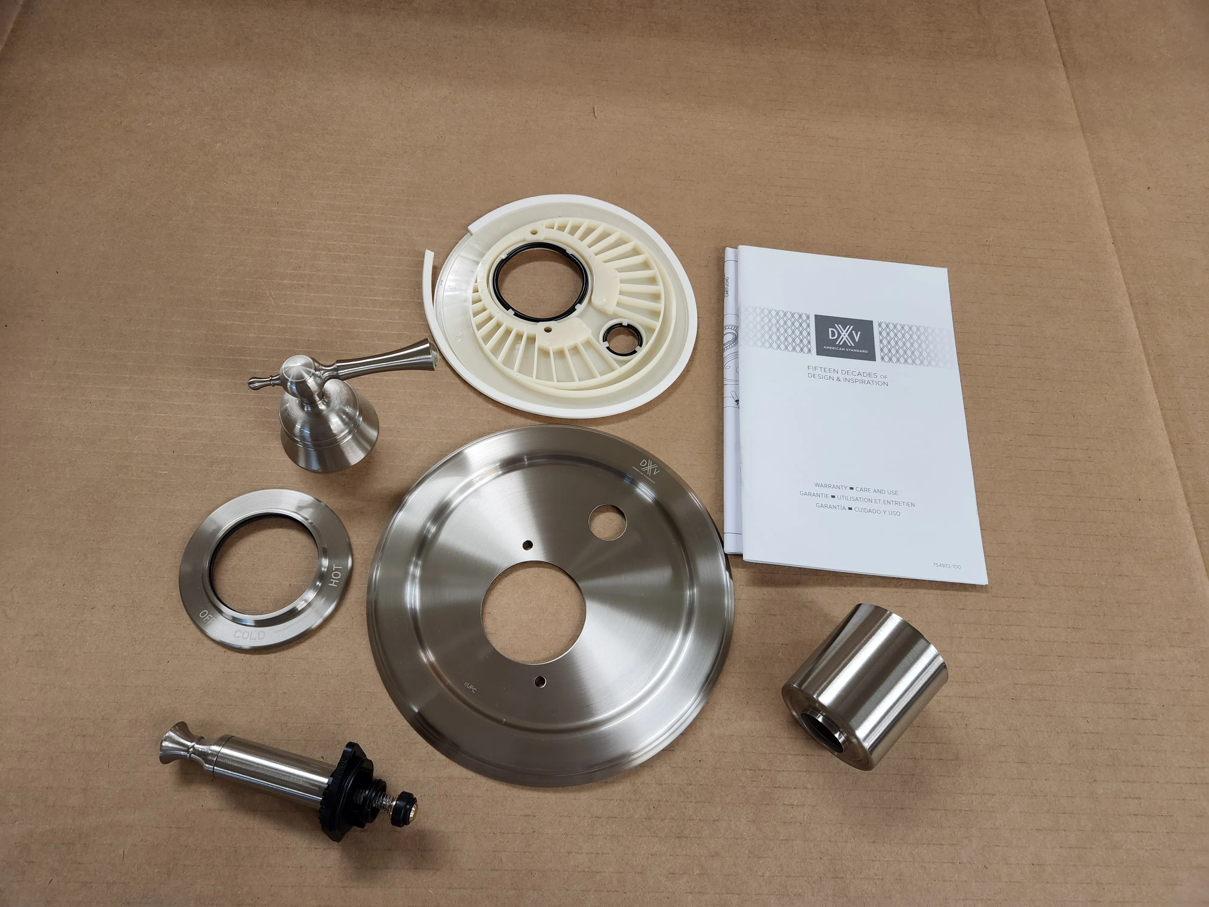 Randall Brushed Nickel PB Tub/Shower Valve Trim Lever Handle - Image 2