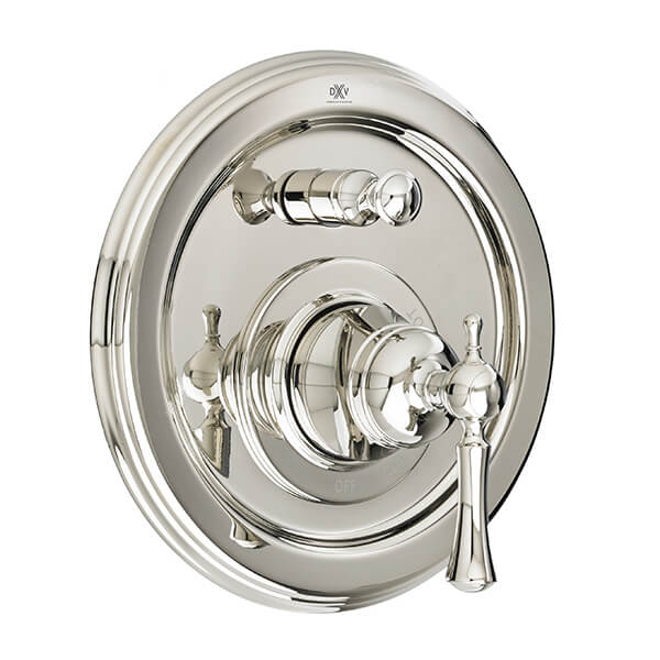 Randall Platinum Nickel Pressure Balanced Tub/Shower Valve Trim w/Lever Handle
