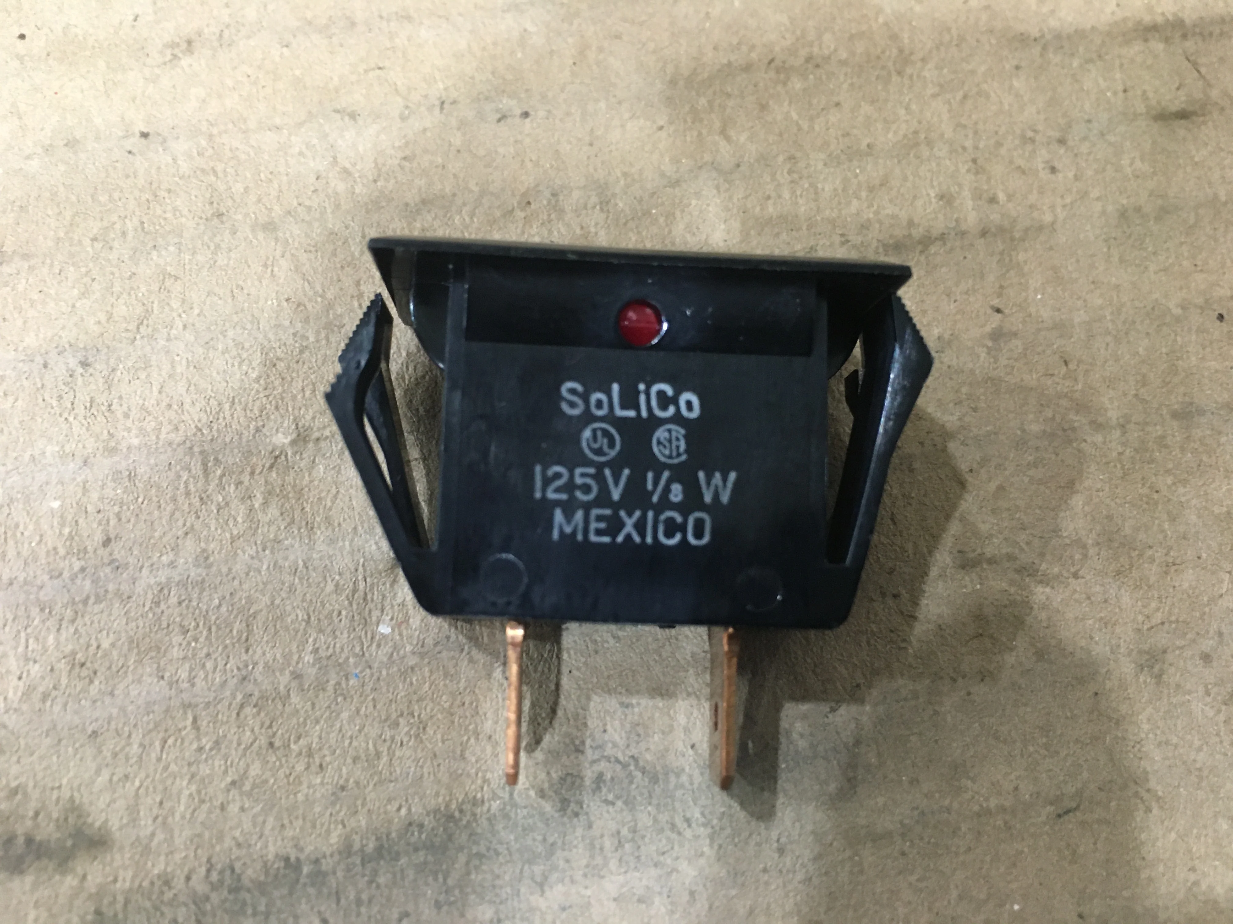 RED INDICATOR LIGHT 125 VOLT - Image 2