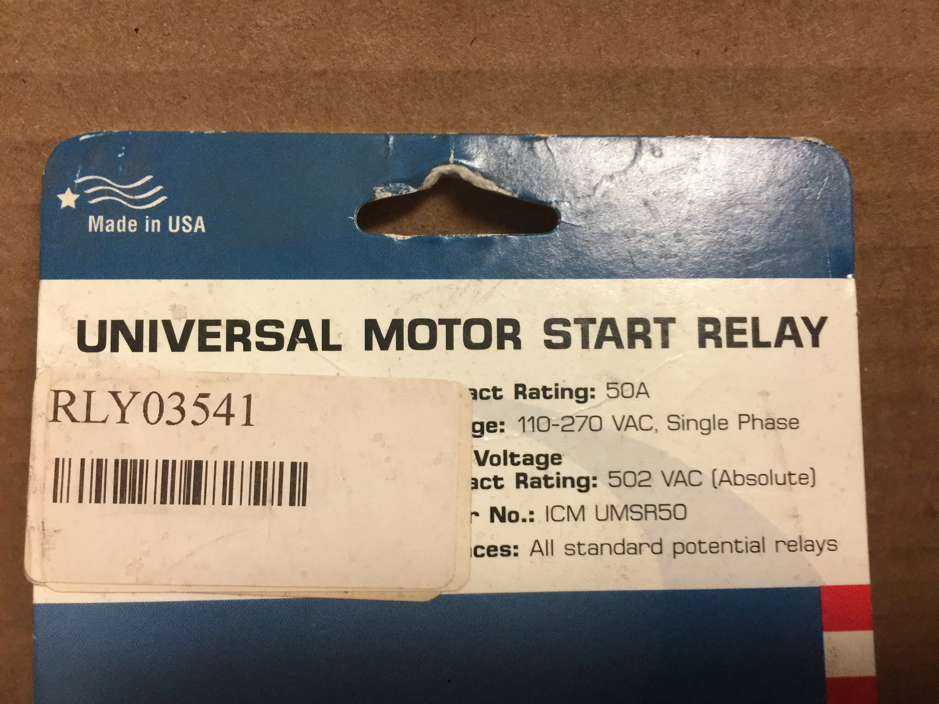 Universal Motor Start Relay, 50A, 110-270V - Image 9