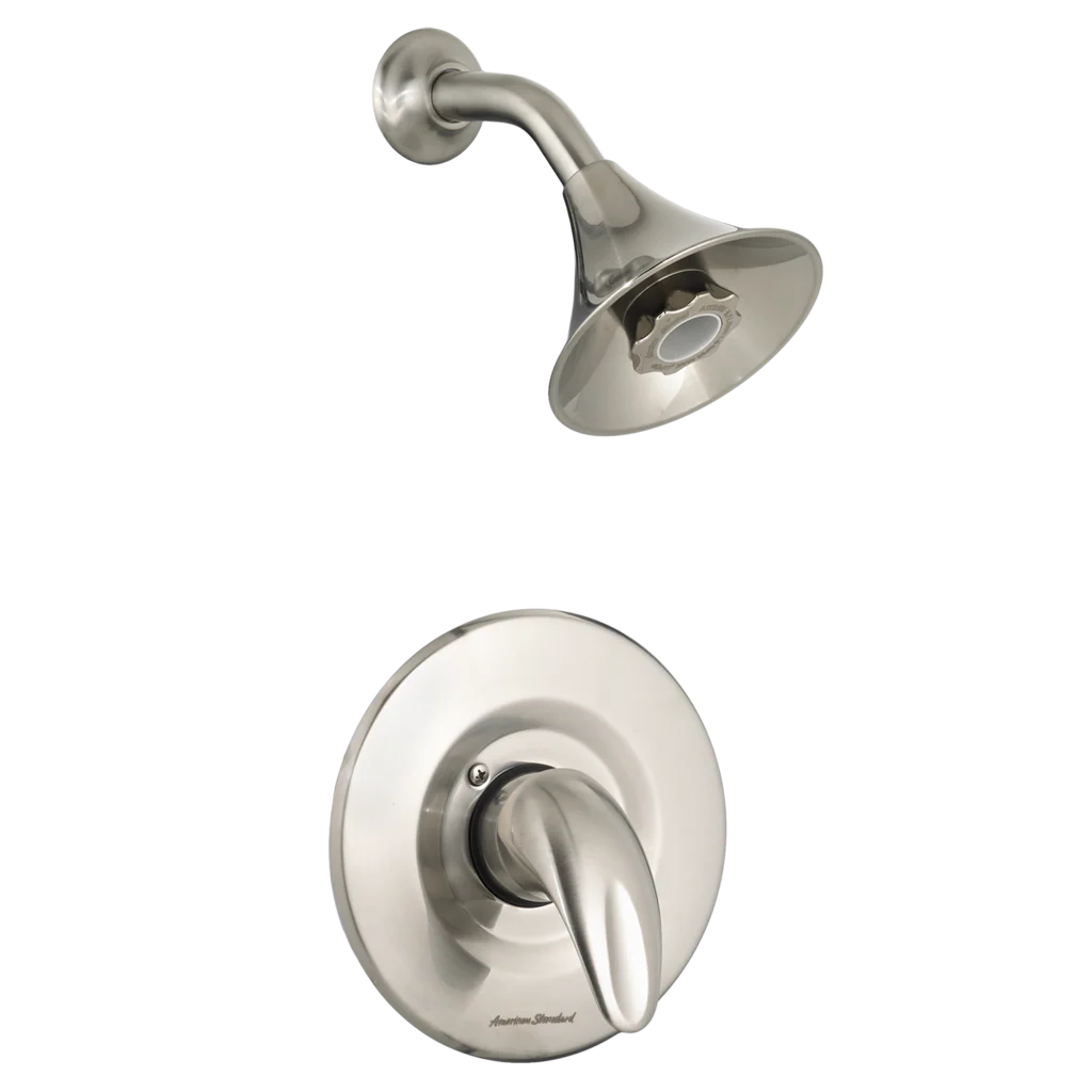 Reliant 3 Brushed Nickle Pressure Balance Bath and Shower Trim w/Water Saving 3 Function Showerhead