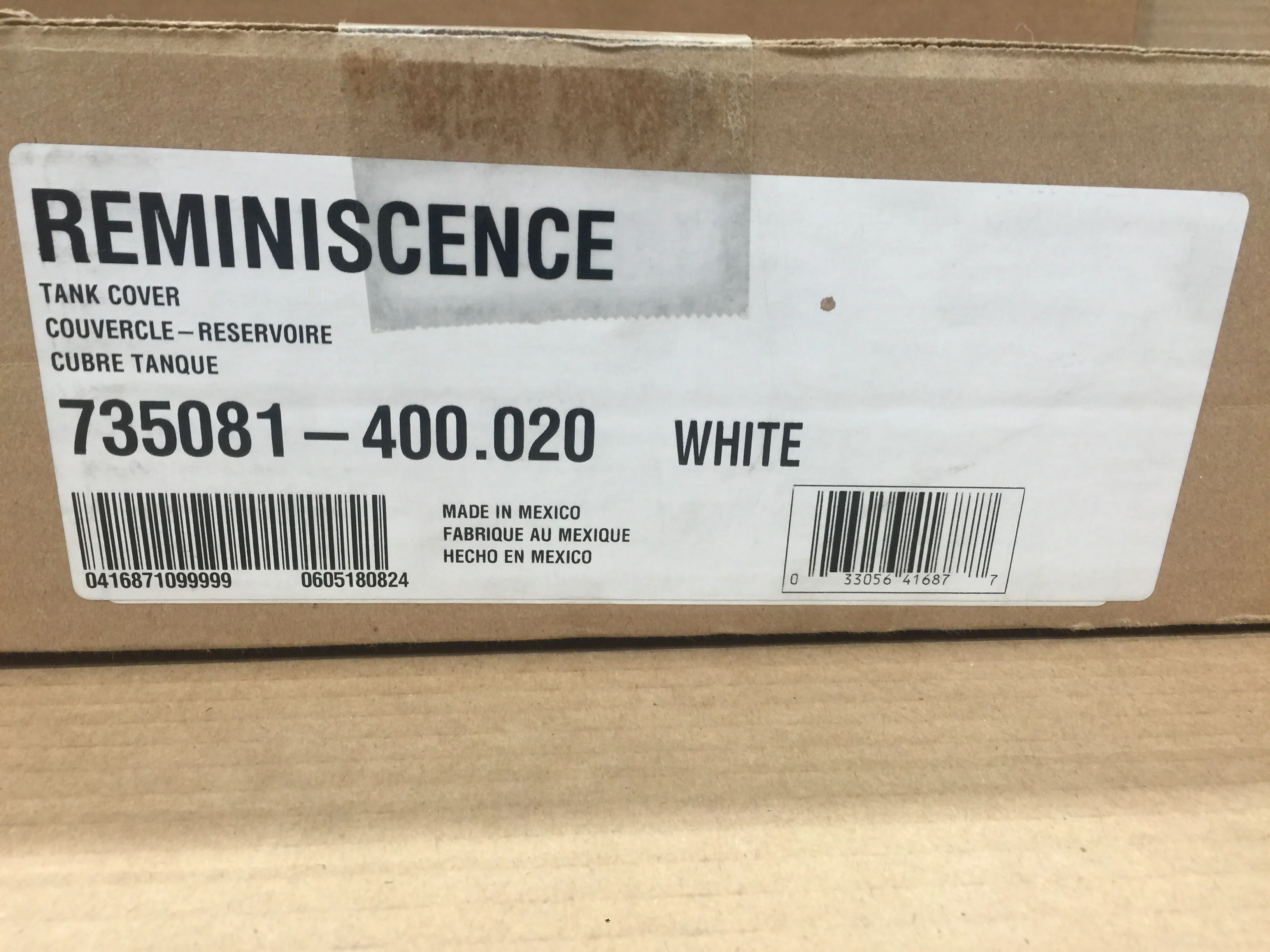 Reminiscence Tank Cover White - Image 2
