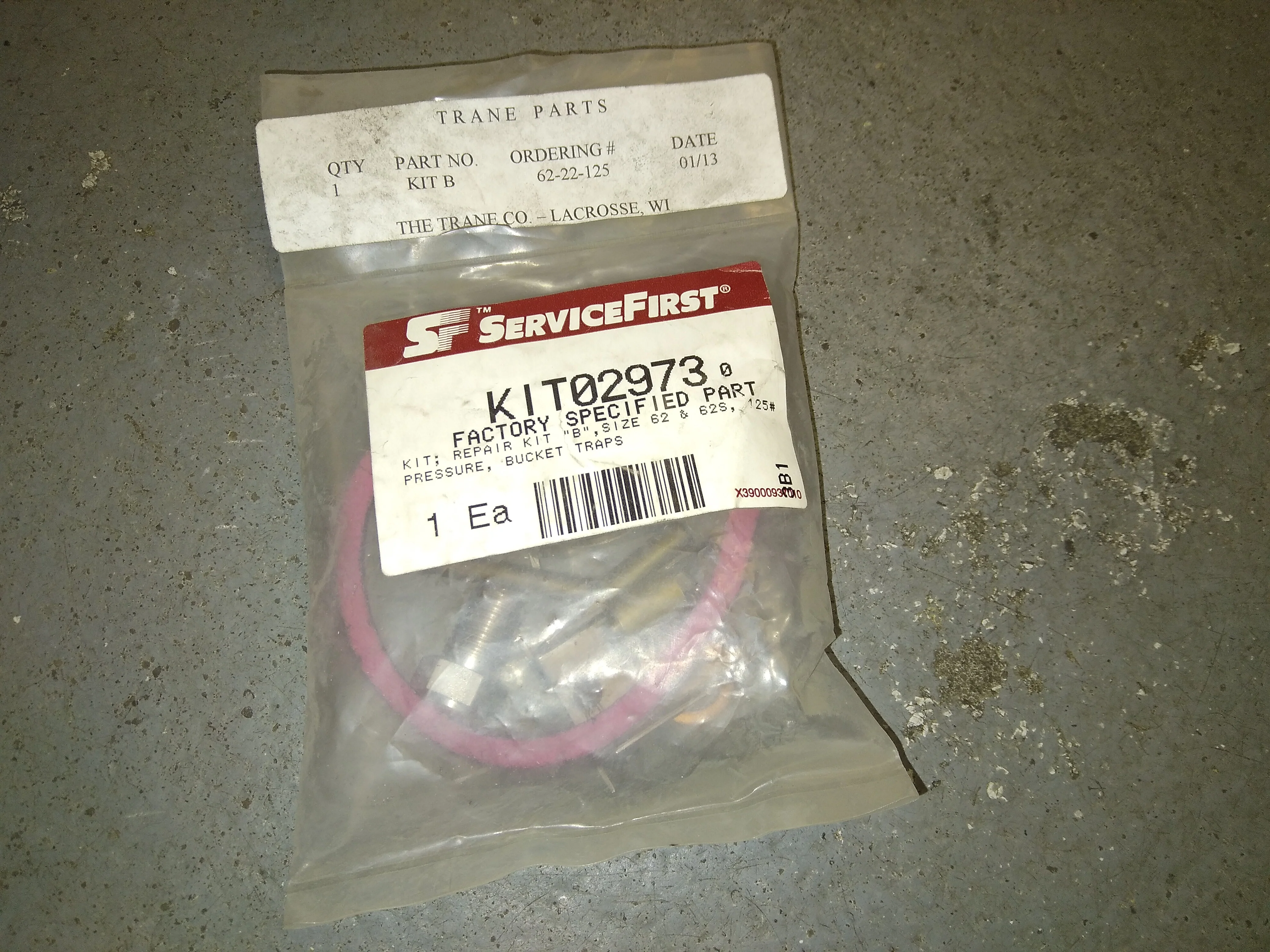 REPAIR KIT "B" SIZE 62 AND 62S ,M.P. #125 PRESSURE, BUCKET TRAPS - Image 5
