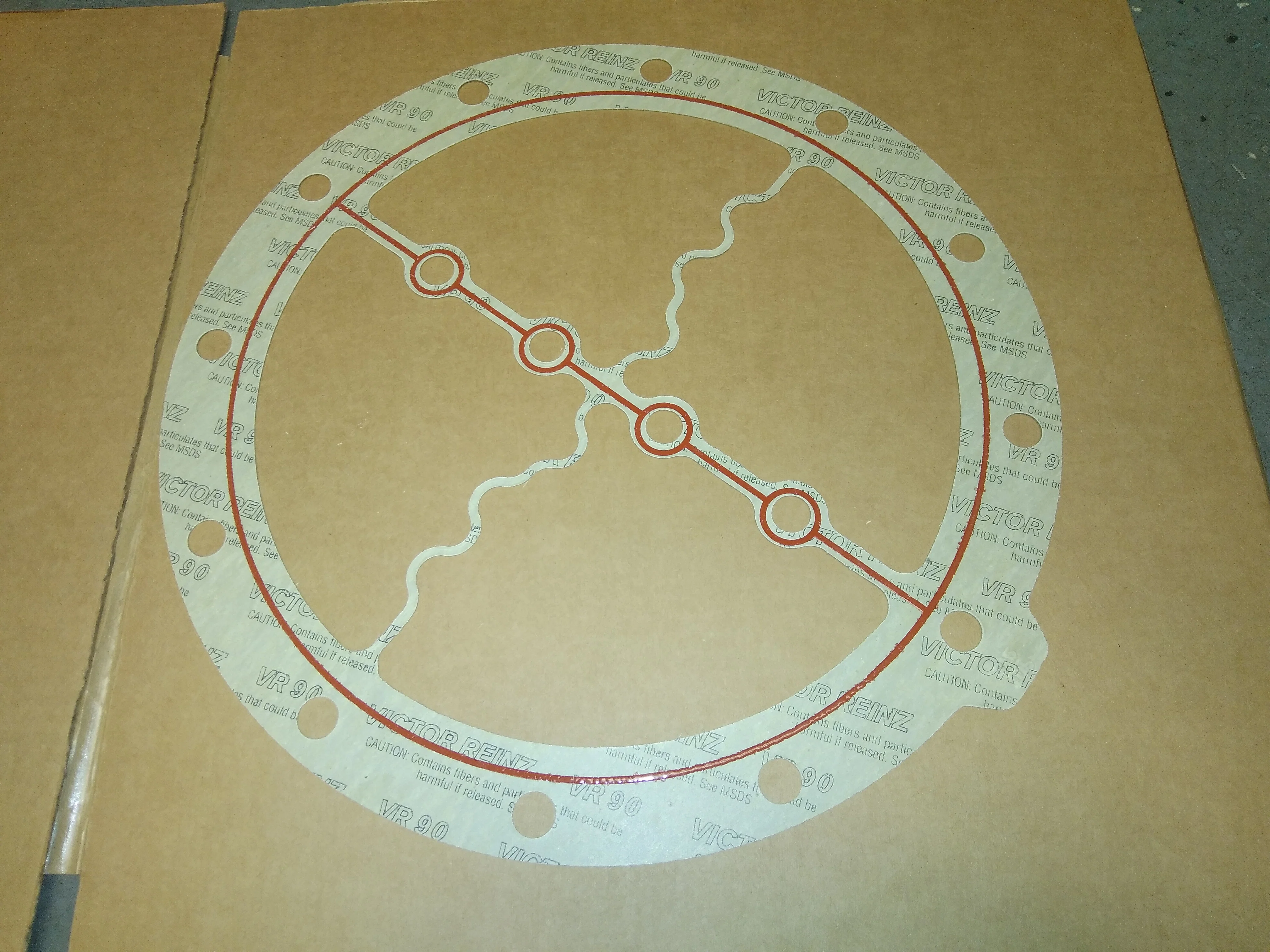 Return Head Gasket For 50 And 60 Ton Evaporative Cooler - Image 2