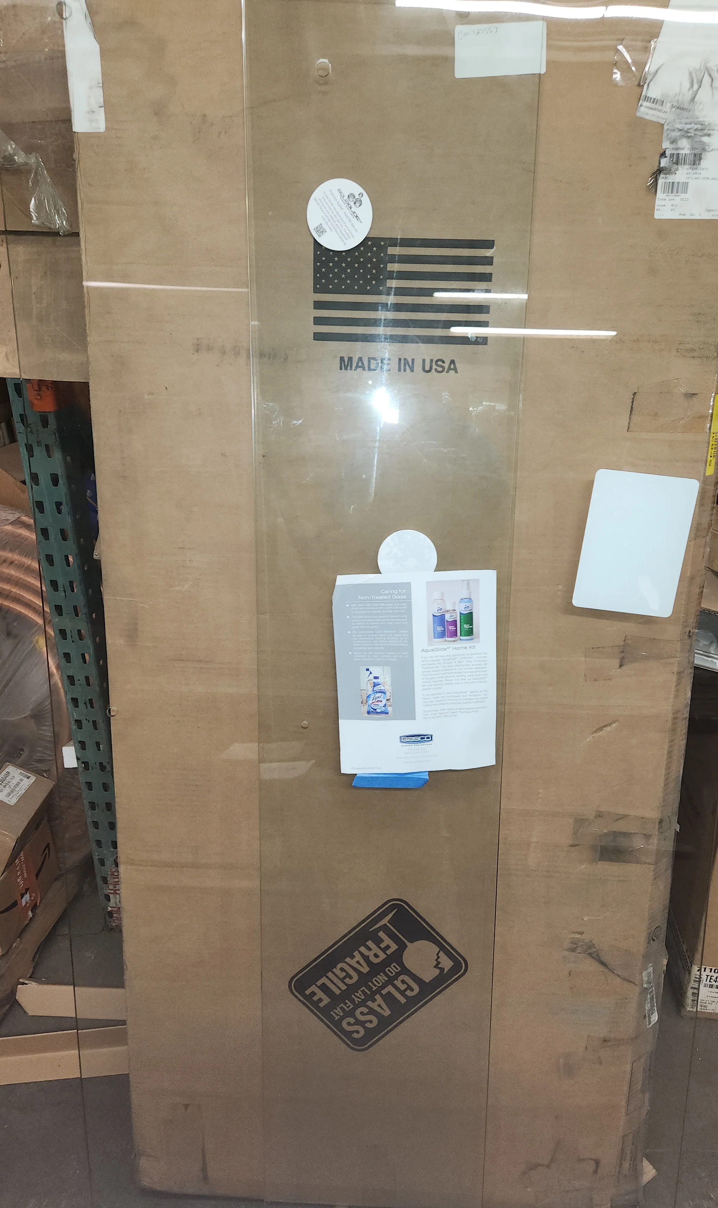 Rorolo Semi-Frameless Bypass Shower Door - Image 2