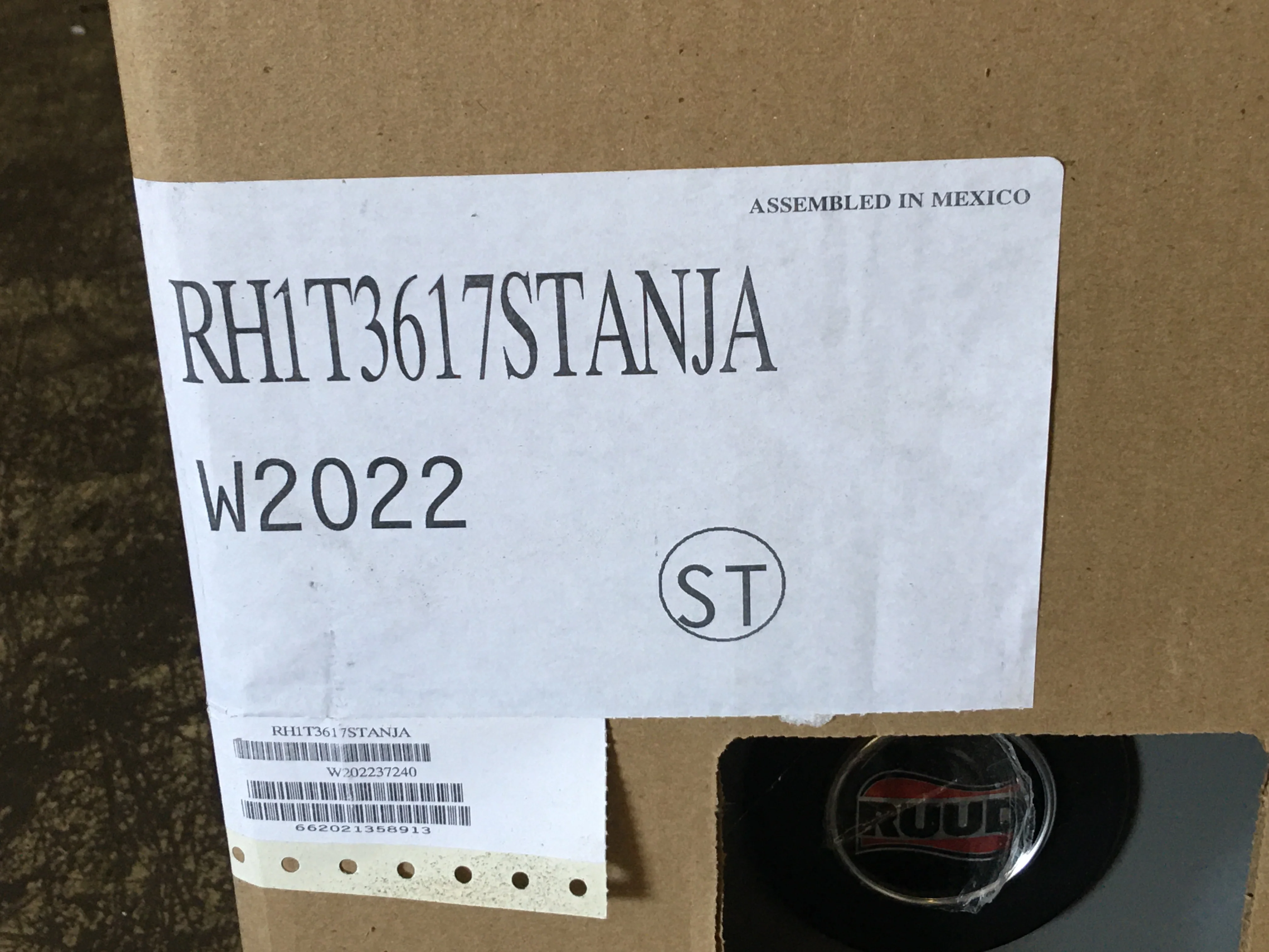 RUUD RH1T3617STANJA 3 Ton AC/HP ECM Multiposition Air Handler 208-240/60/1 R-410A CFM 1200 16 SEER - Image 5