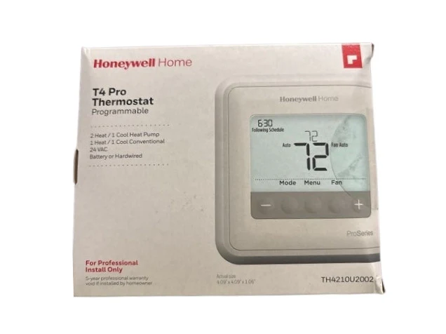 7-Day Programmable Multi-Stage 24V Heat Pump/Conventional Thermostat