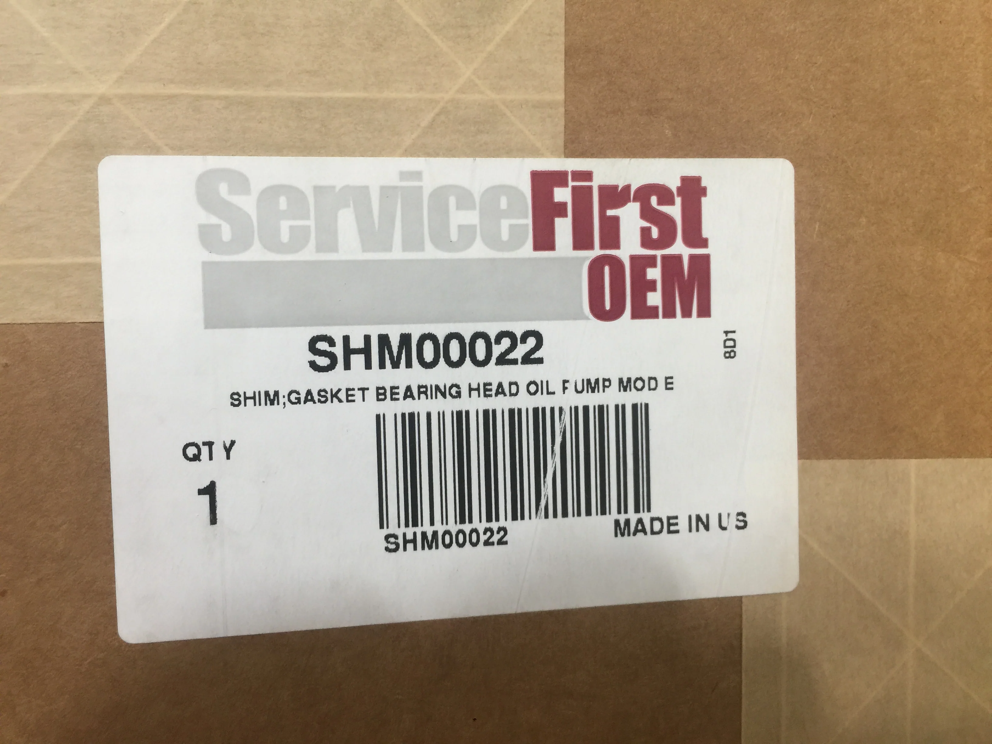 Shim; Gasket Bearing Head Oil Pump Mode - Image 3