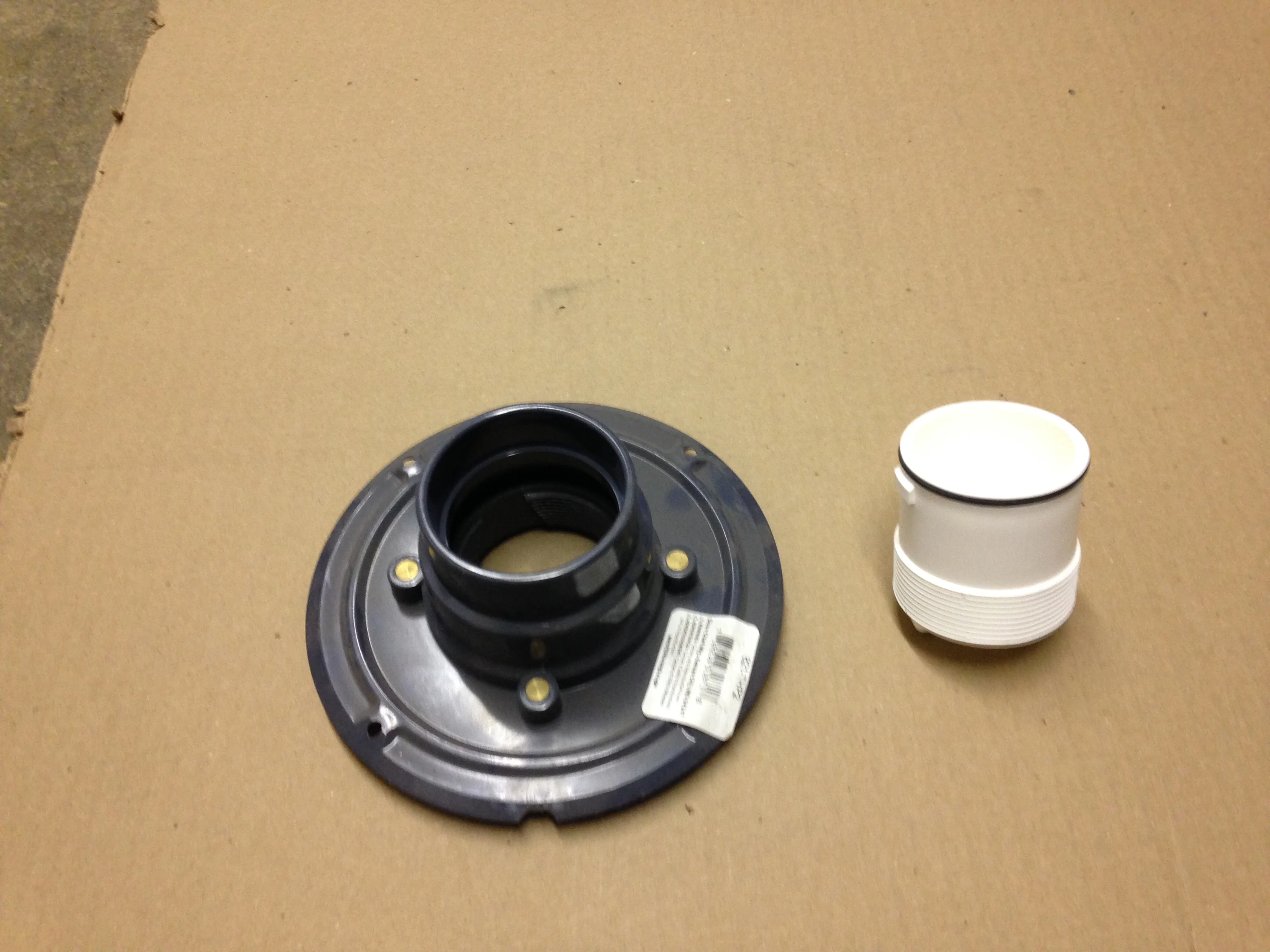 Shower Drain, Base, Collar, Plug PVC, 2" - Image 2