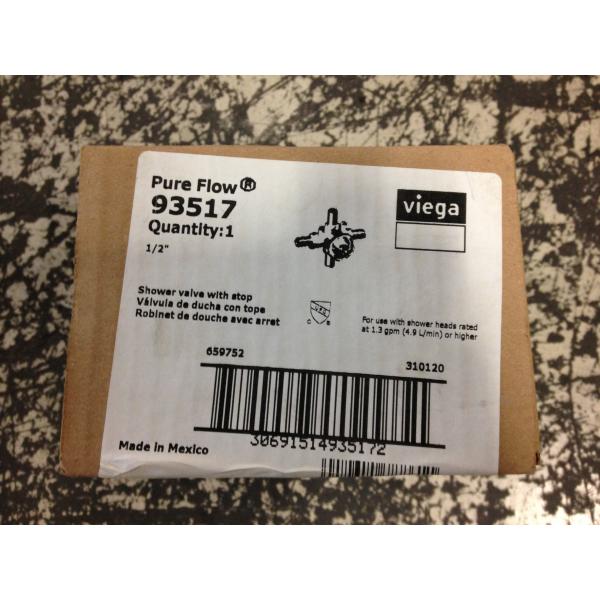 Shower Valve with Stop, 1/2" - Image 5