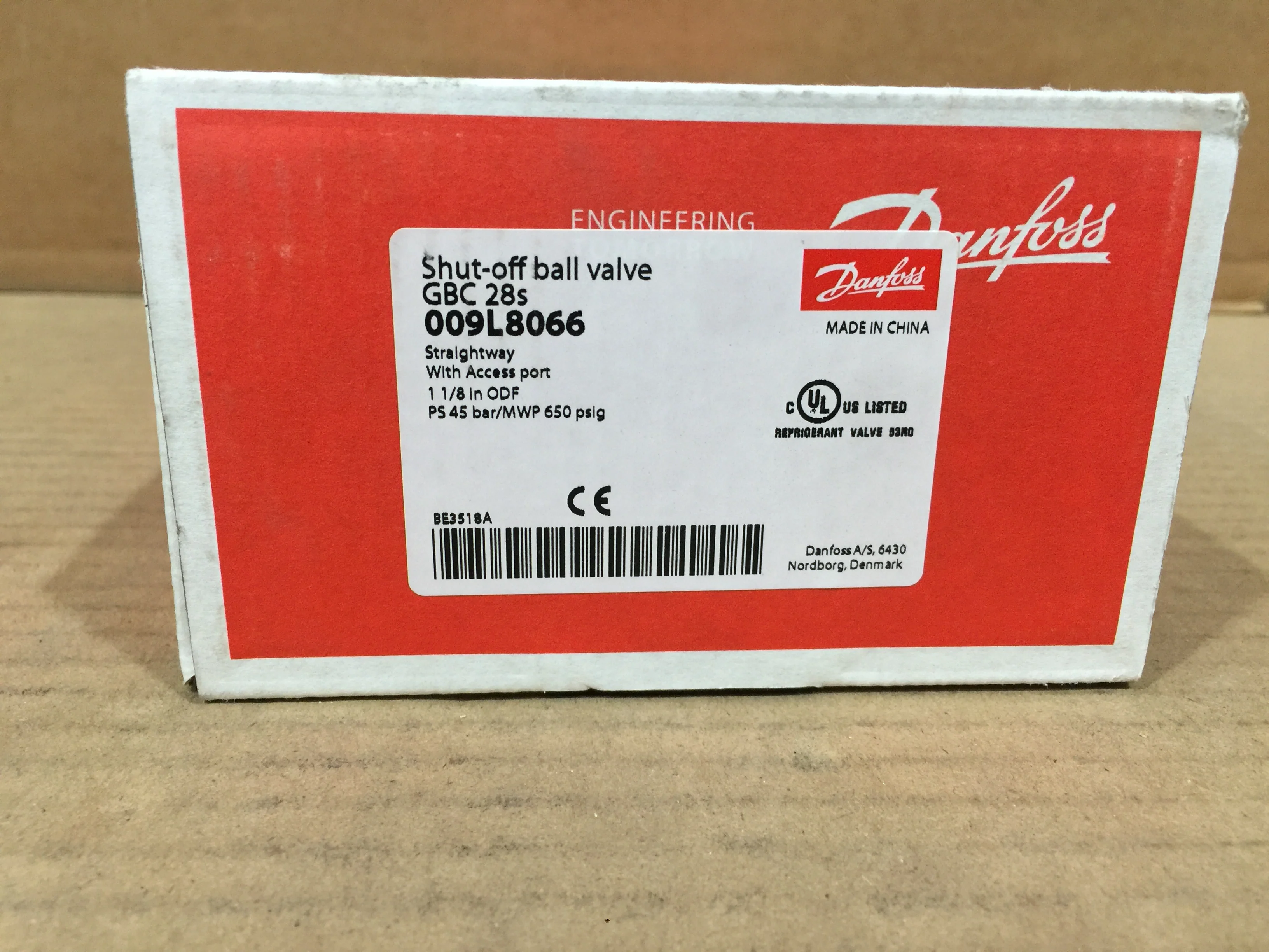 Shut-Off Ball Valve Straightway Type GPC 28S; 1-1/8" Solder ODF - Image 4