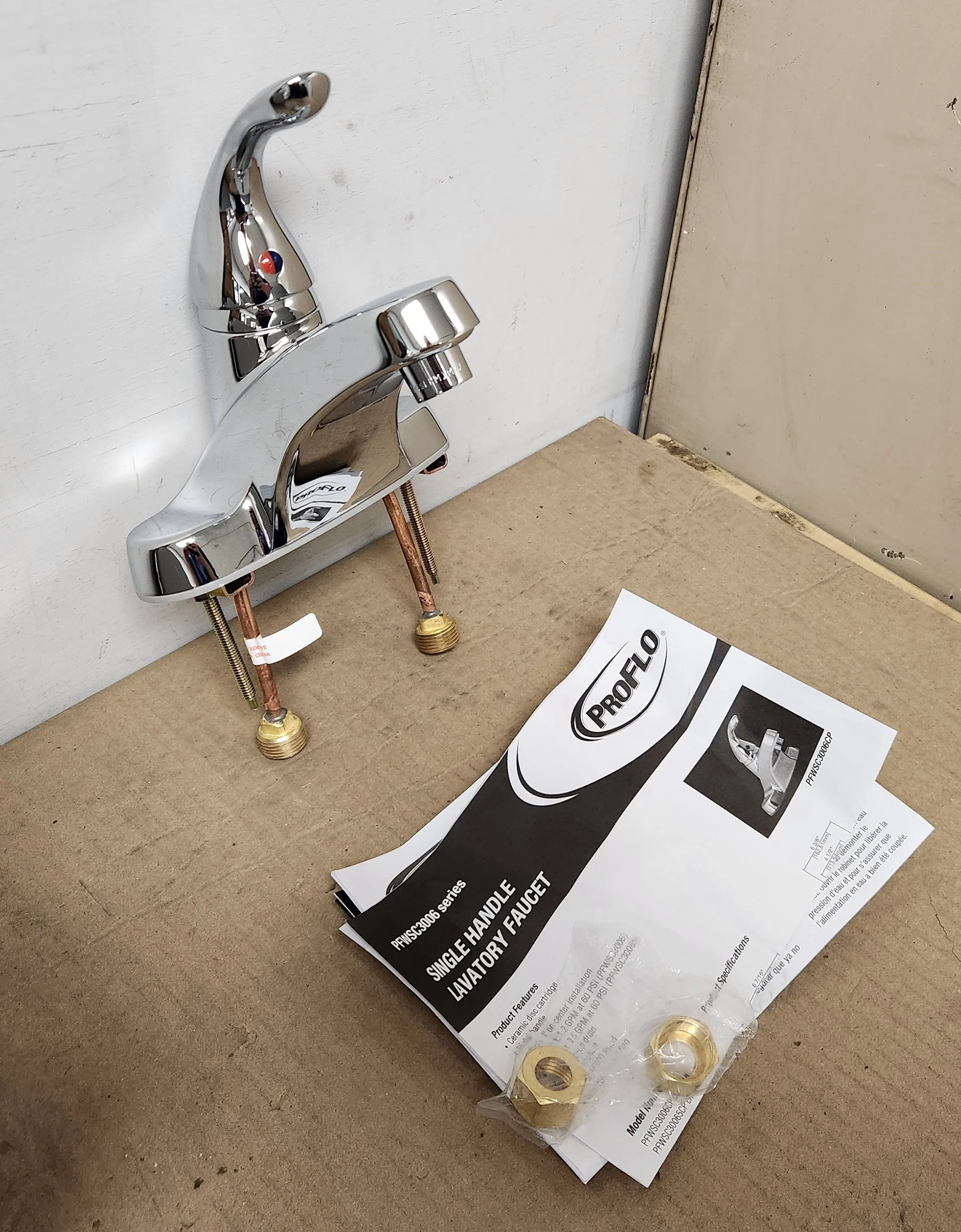 SINGLE HANDLE LAVATORY FAUCET CHROME - Image 2