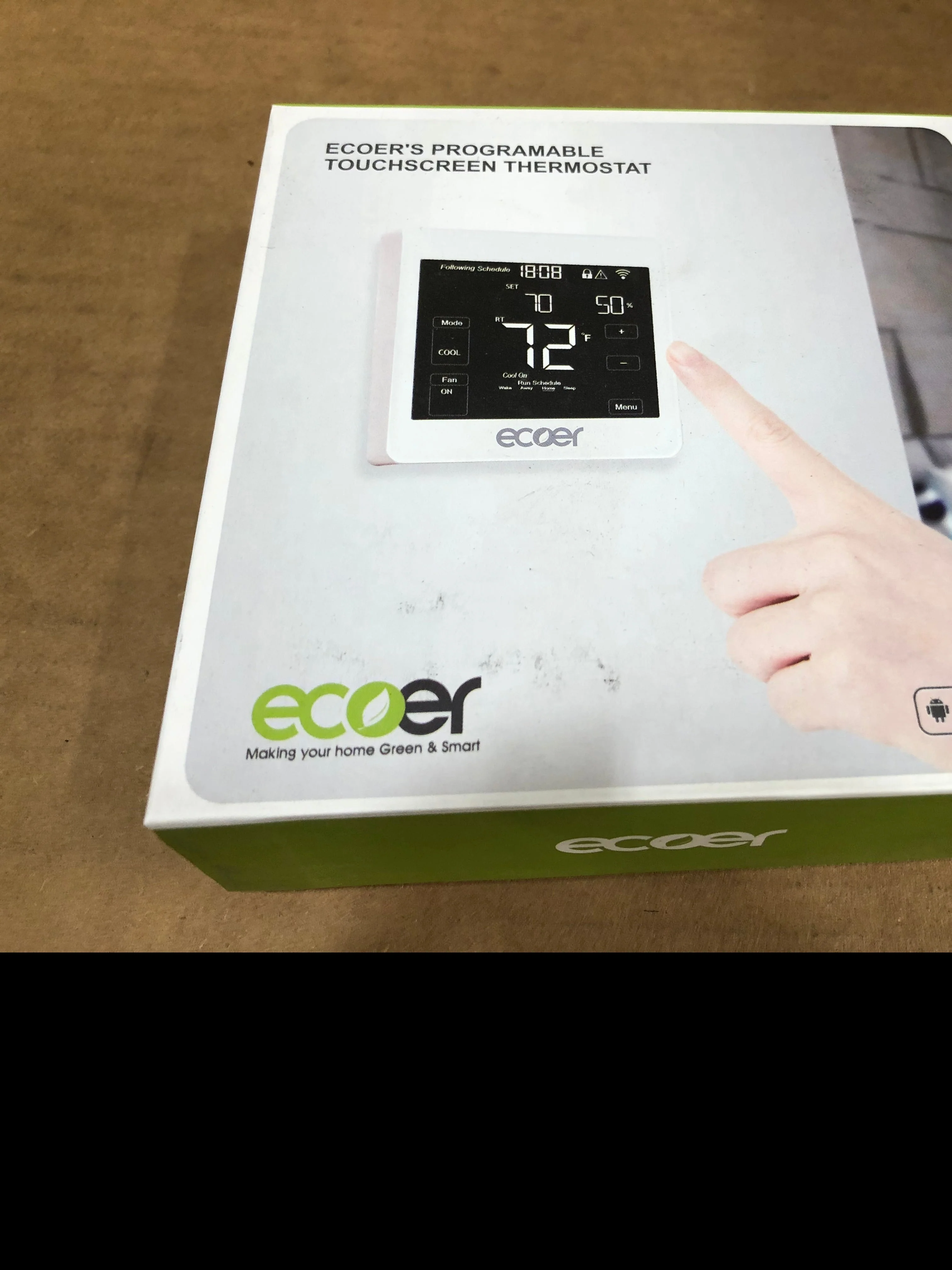 Smart Programmable Wifi Touchscreen Thermostat 1H/1C or 2H/1C 24VAC - Image 2