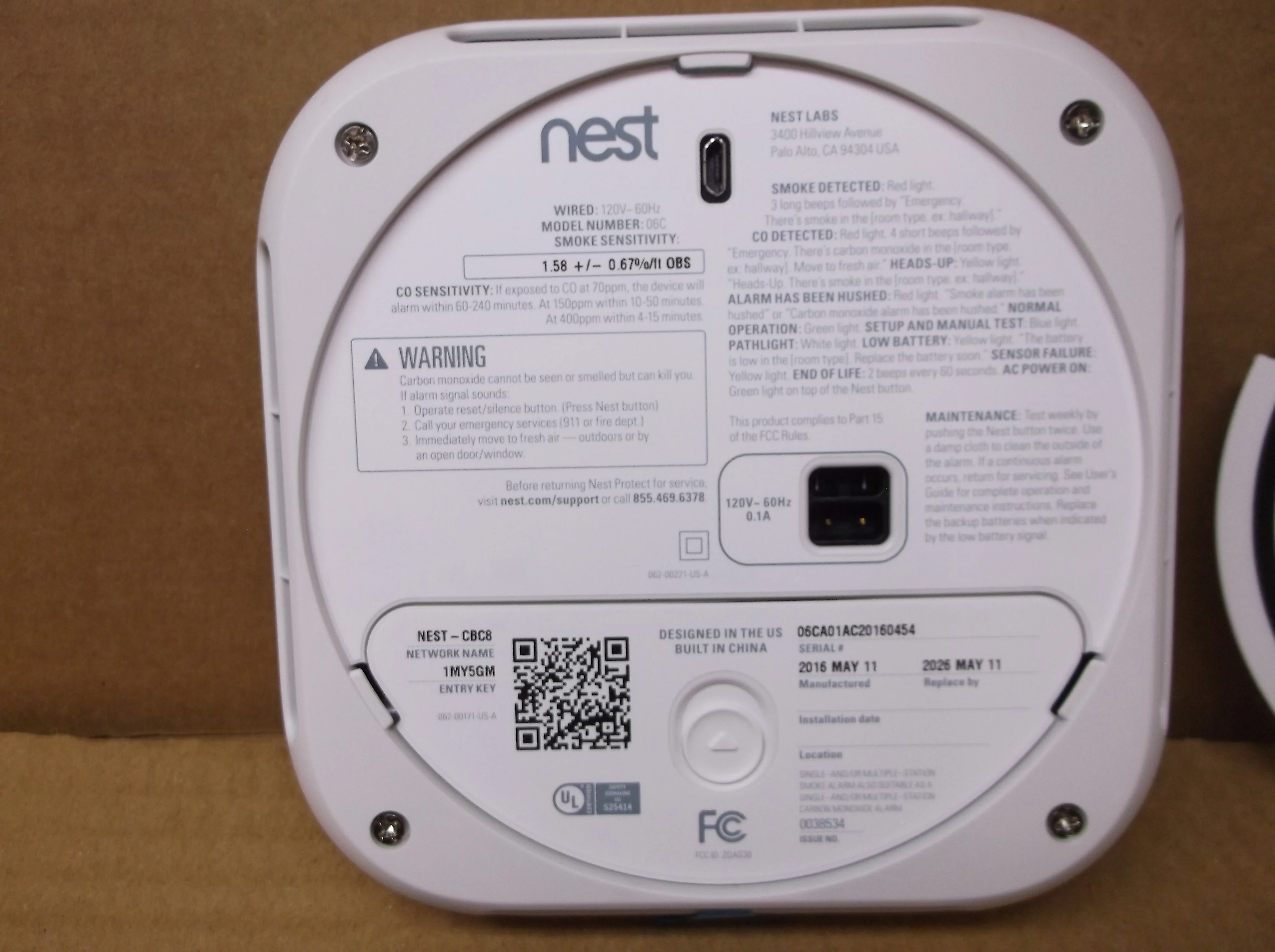 Smoke And Carbon Monoxide Alarm 120 Volt - Image 2