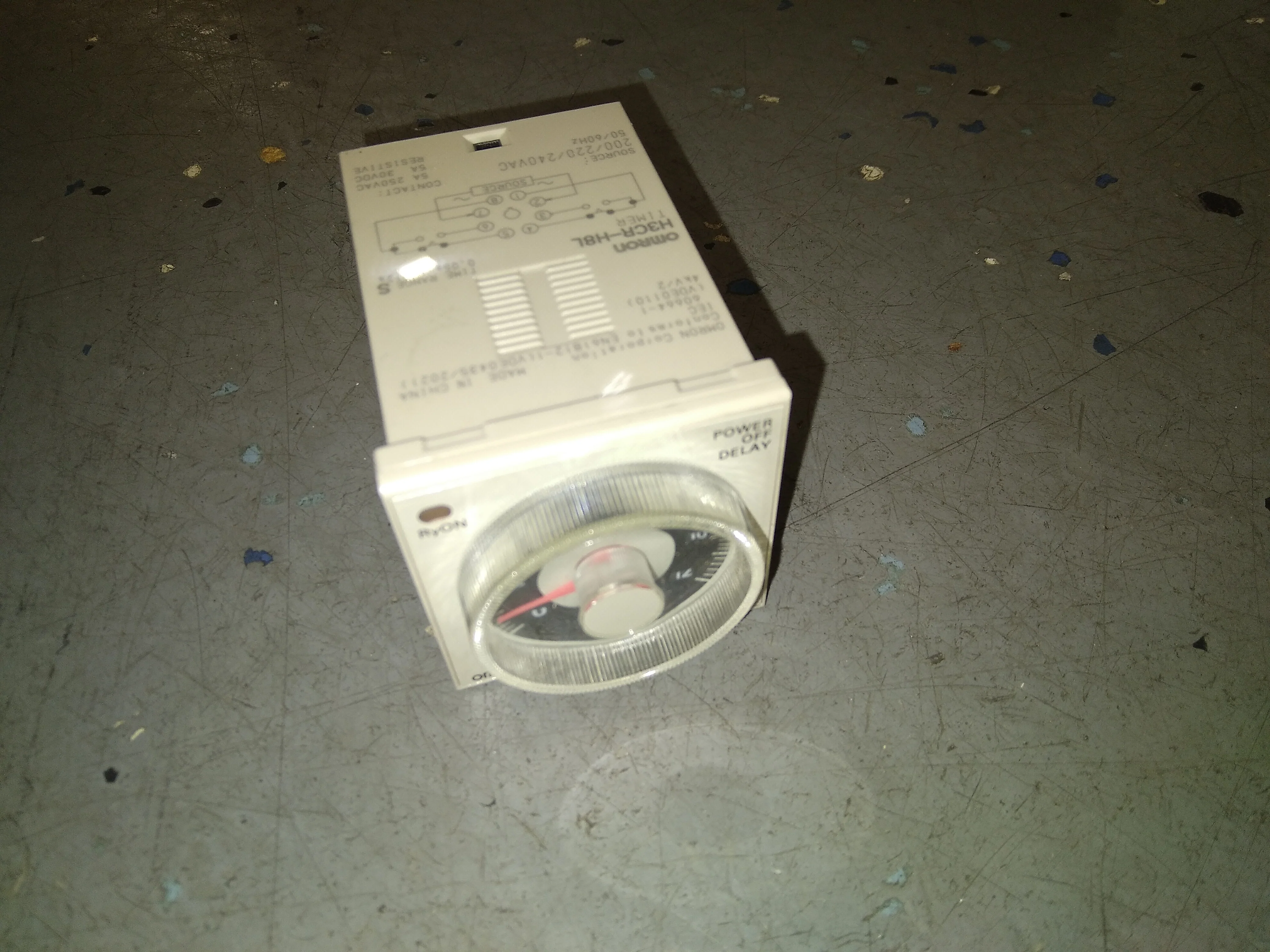Solid State Timer Range:0.6,1.2,6 Sec, 12 Sec, 200-240V 50/60 Hz