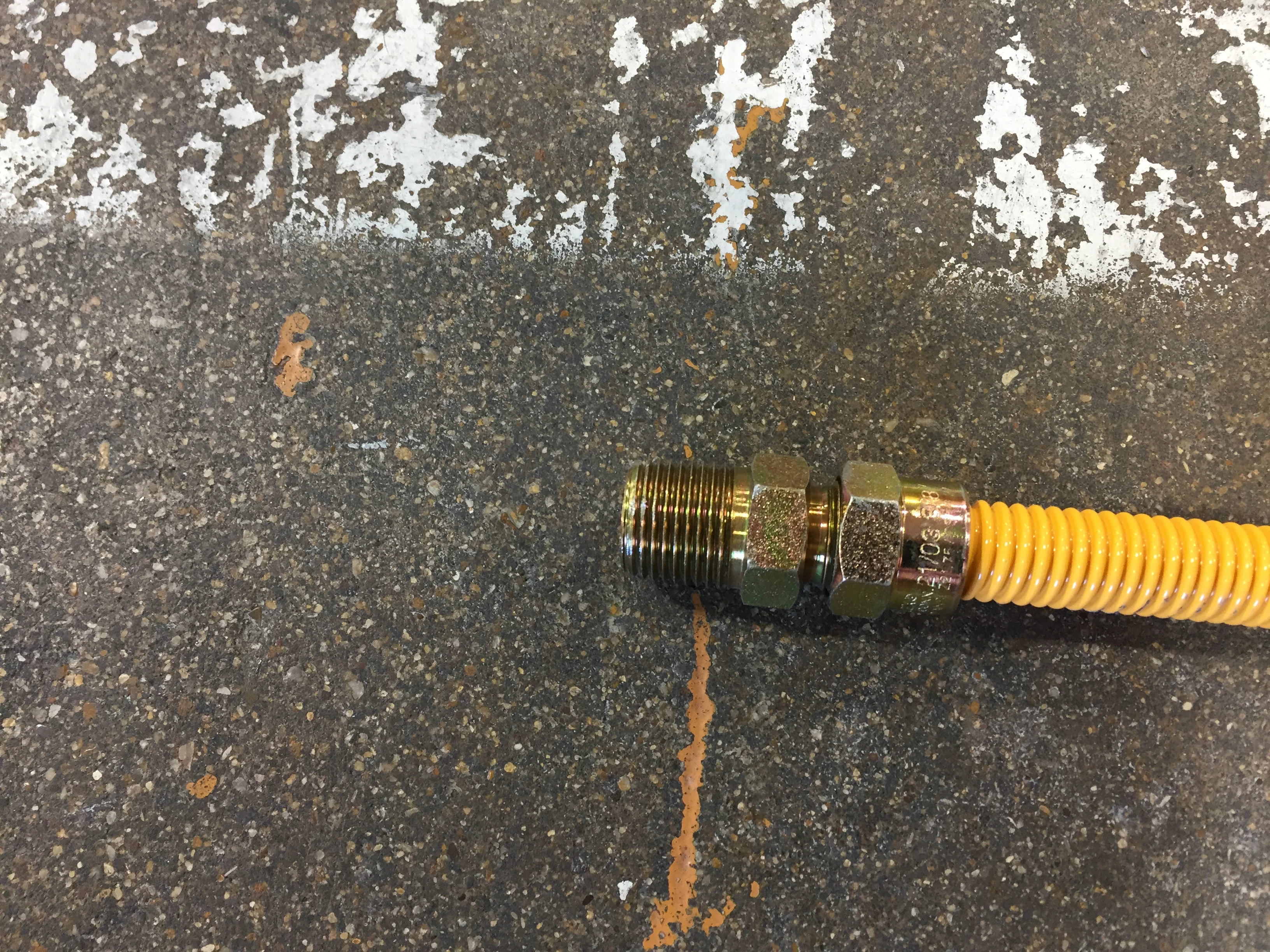 STAINLESS STEEL FLEXIBLE GAS CONNECTORS, 36X1/2IN, LENGTH: 36", - Image 2