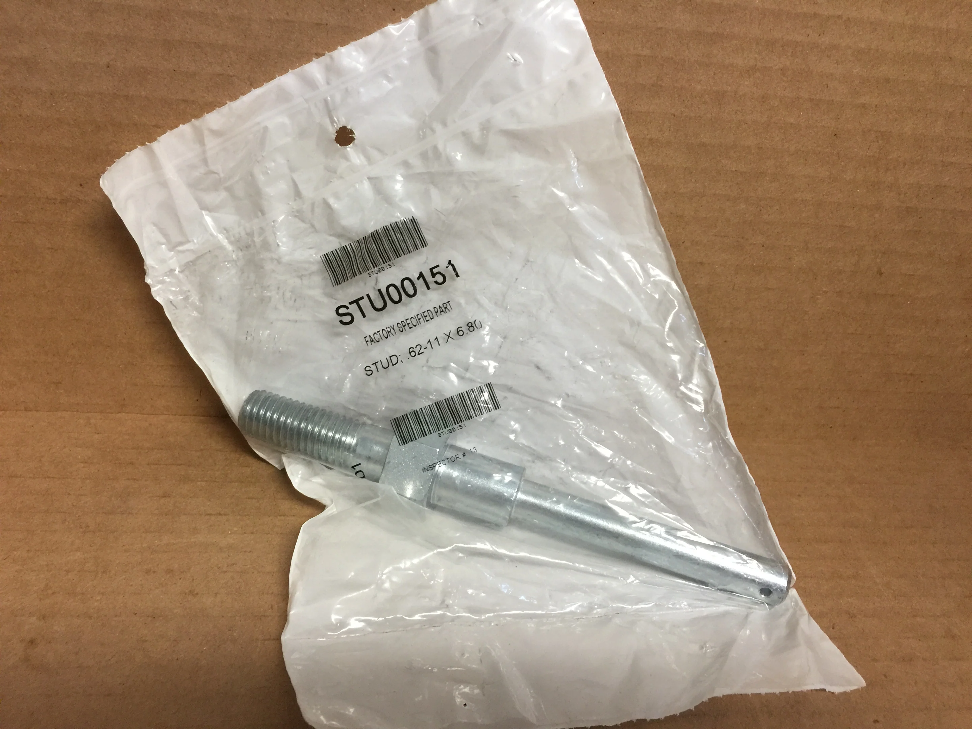 Stud; .62-11 X 6.80"