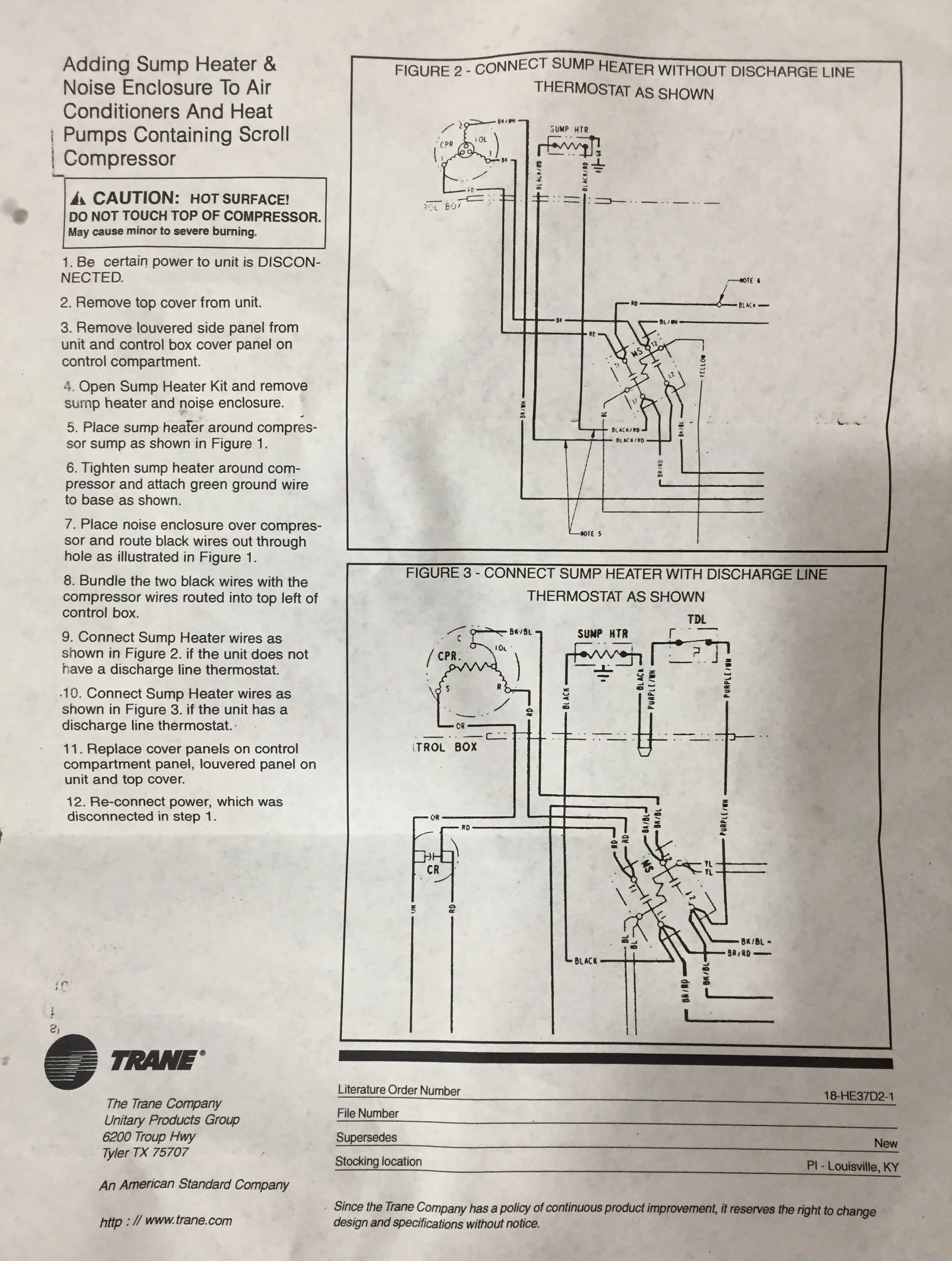 Sump Heater and Noise Enclosure for AC/HP With Scroll Compressors, Orange Vinyl - Image 11