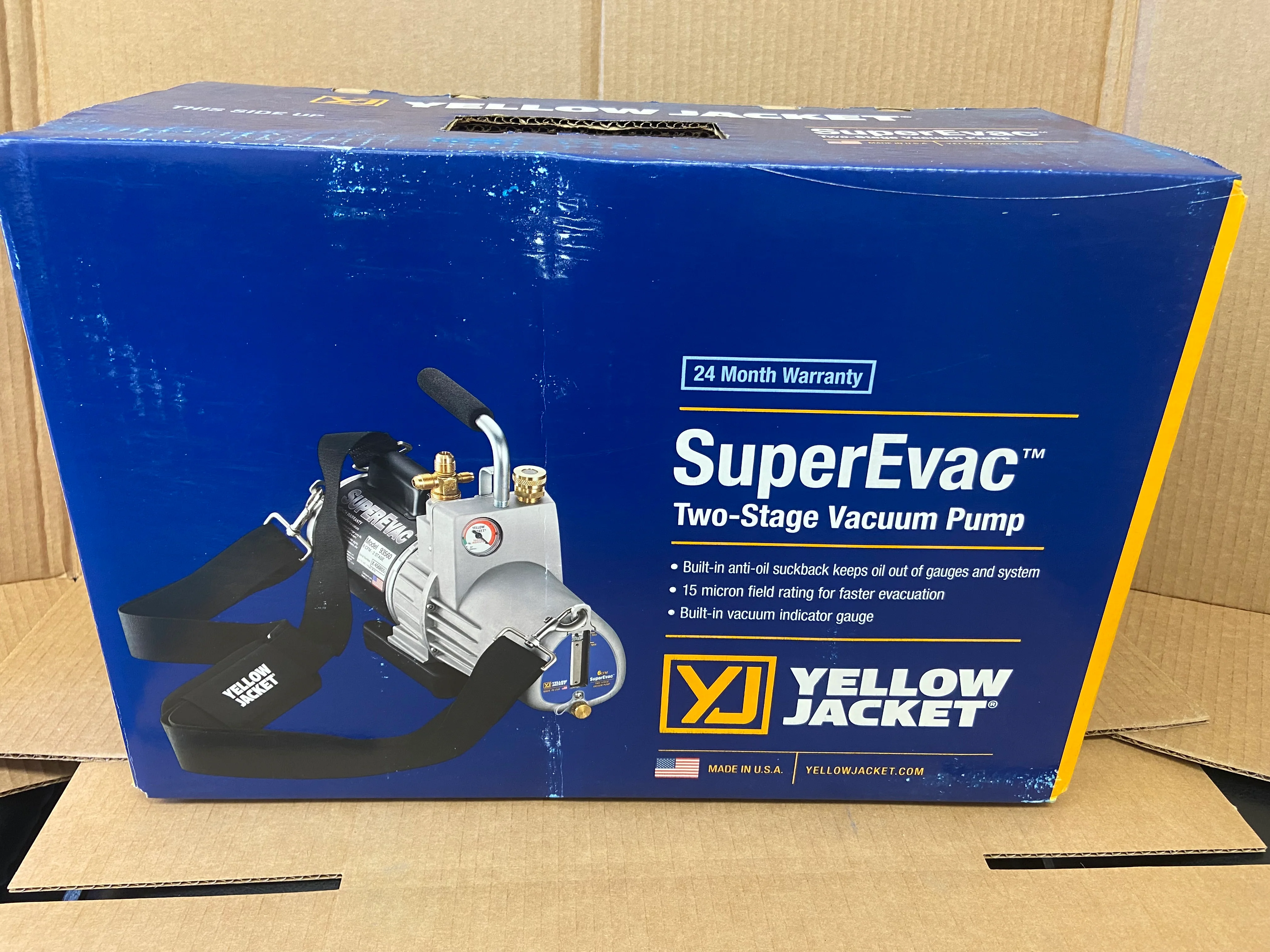 SuperEvac Two-Stage 6CFM Vacuum Pump 115/60/1 - Image 7
