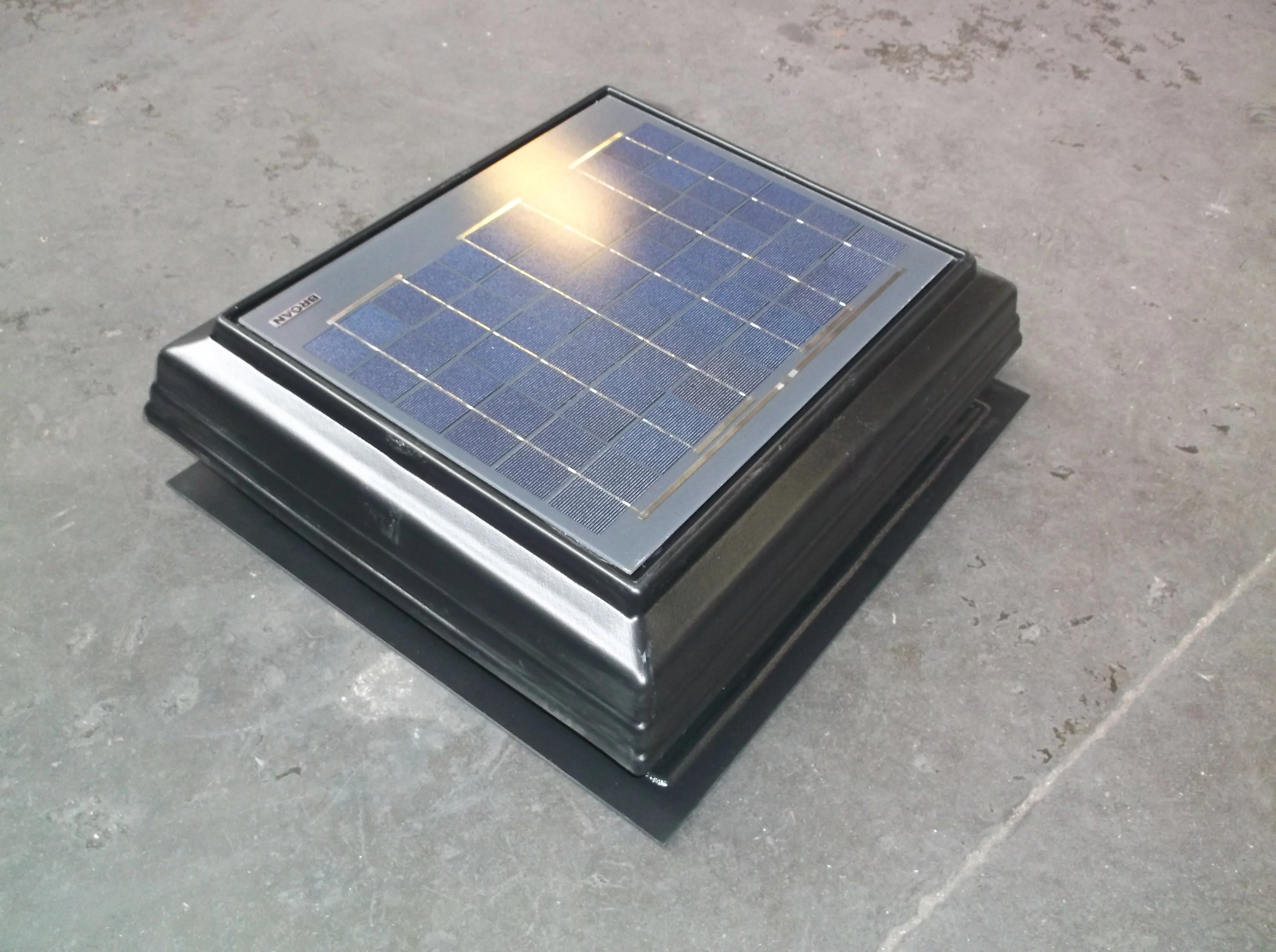 Surface Mount Solar Power Attic Ventilator