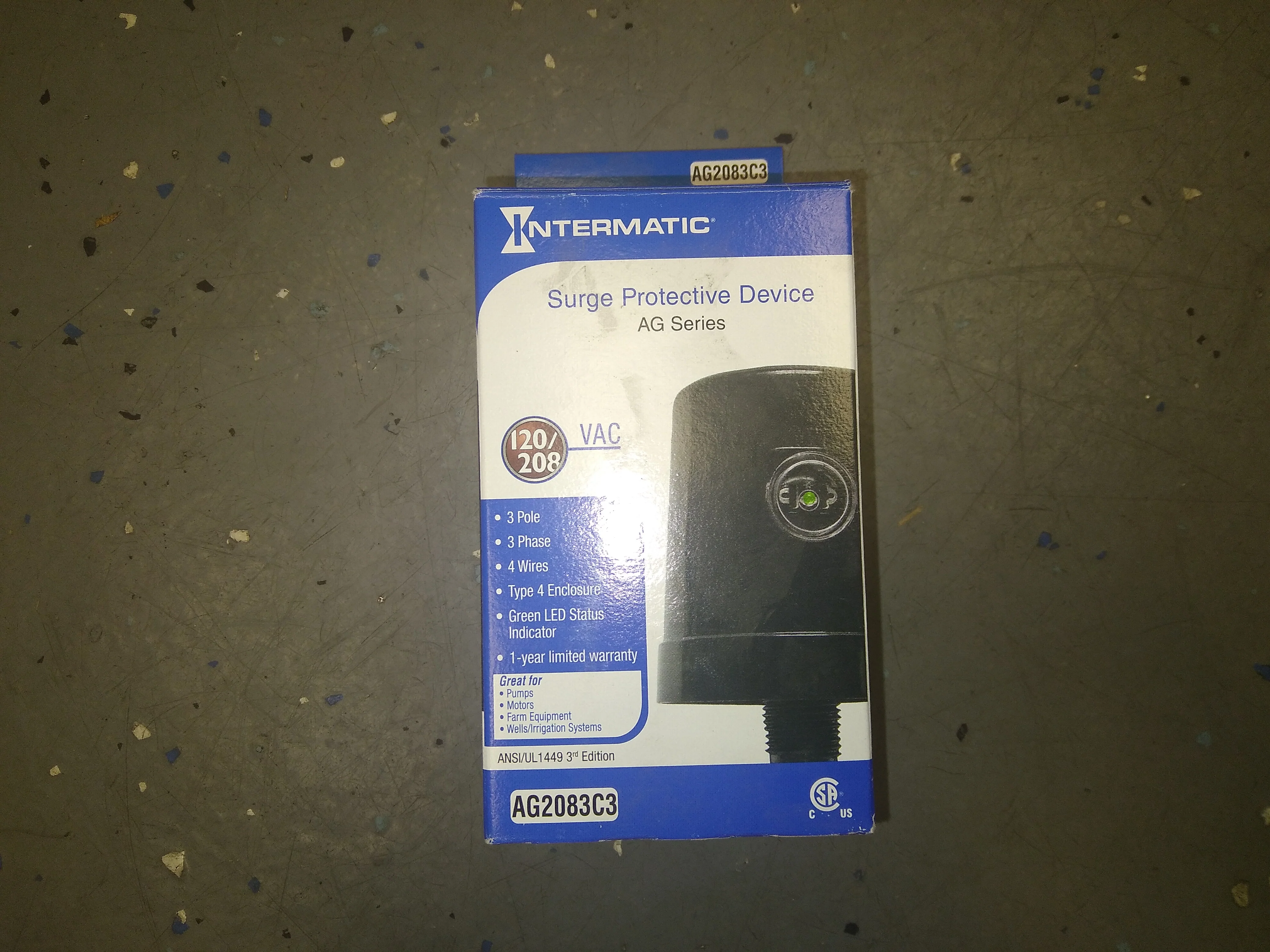 SURGE PROTECTIVE DEVICE 120/208 VAC 3 PHASE 1-2 SPD 50/60 HERTZ 3 POLE - Image 5