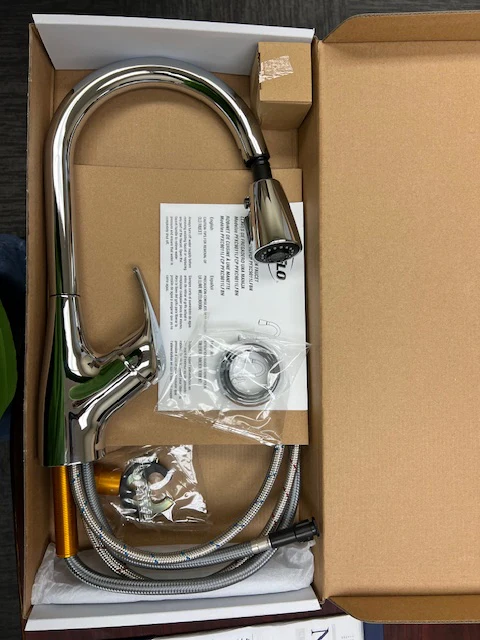 Tecopa Single Handle Pull Down Kitchen Faucet In Chrome